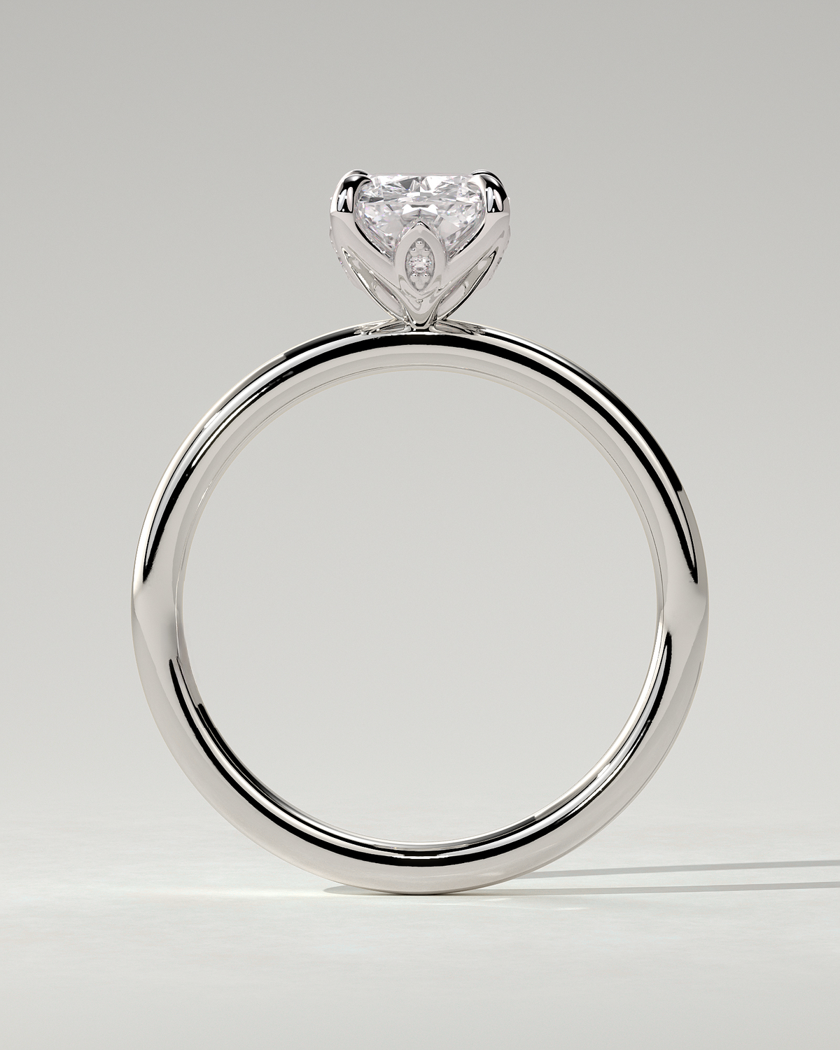 Tilly Solitaire Cushion Ring