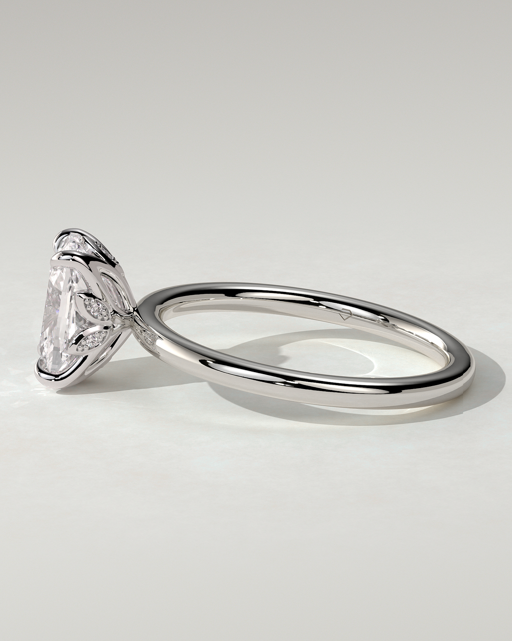 Tilly Solitaire Cushion Ring