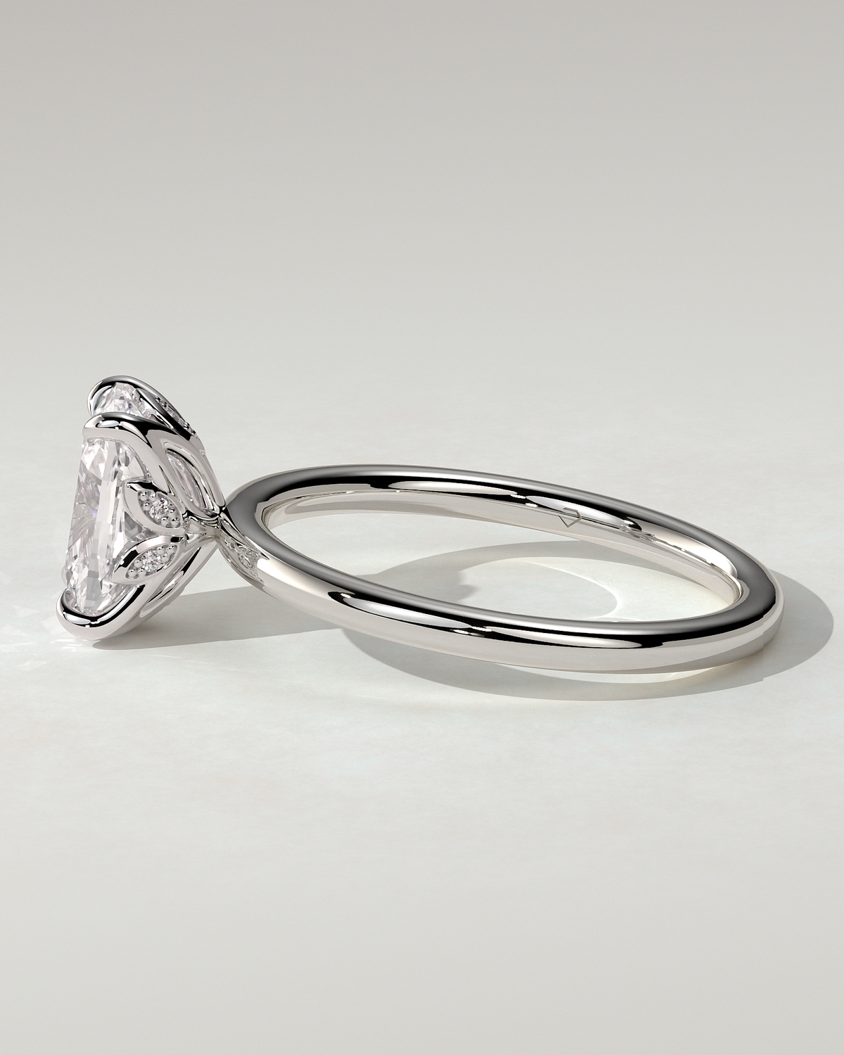 Tilly Solitaire Cushion Ring