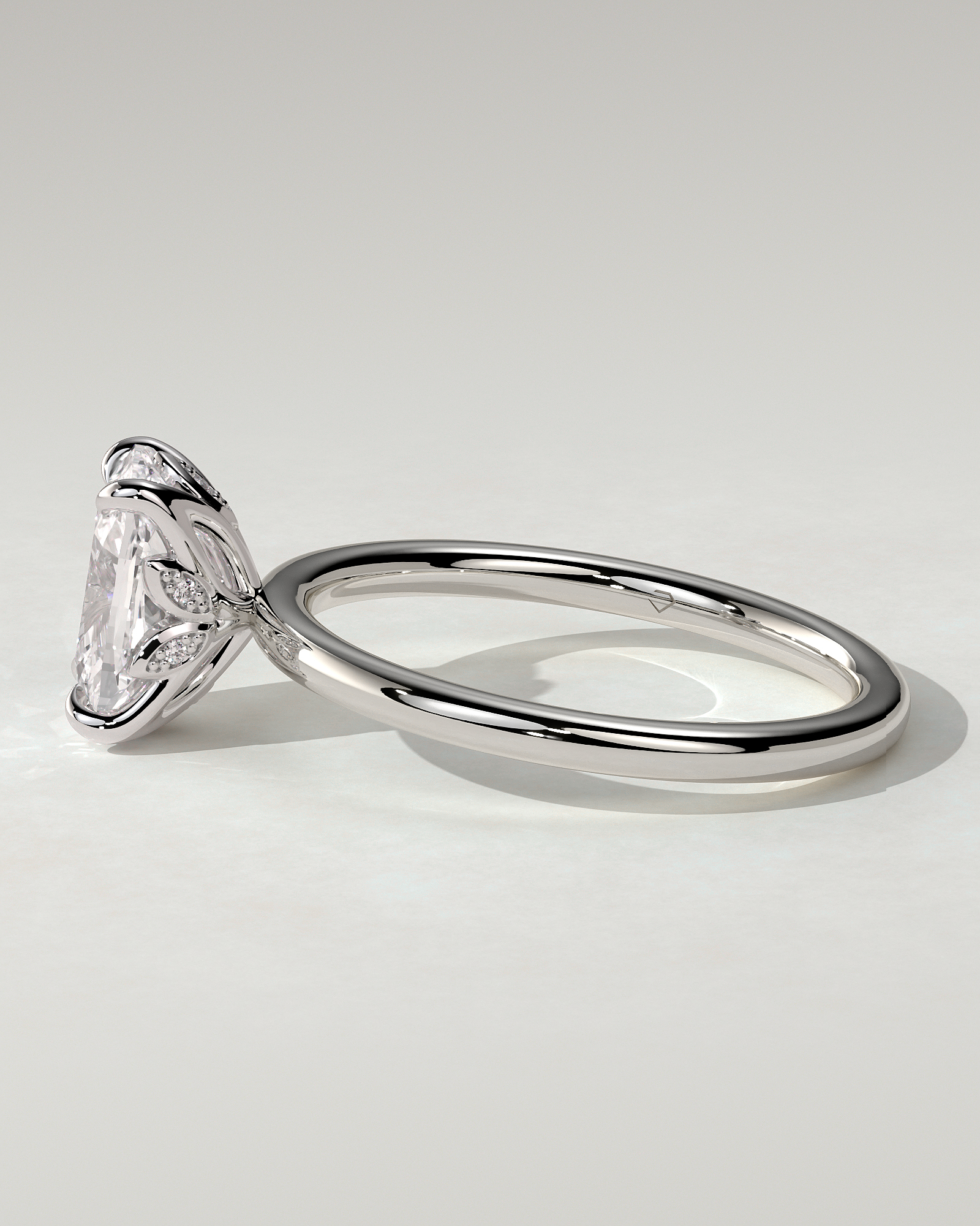Tilly Solitaire Cushion Ring