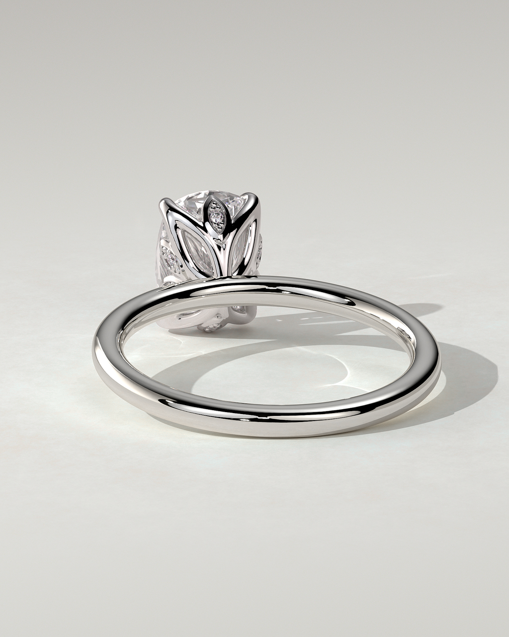 Tilly Solitaire Cushion Ring