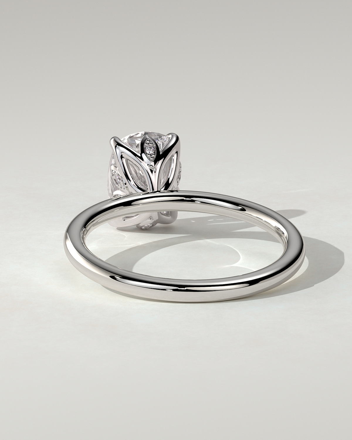 Tilly Solitaire Cushion Ring