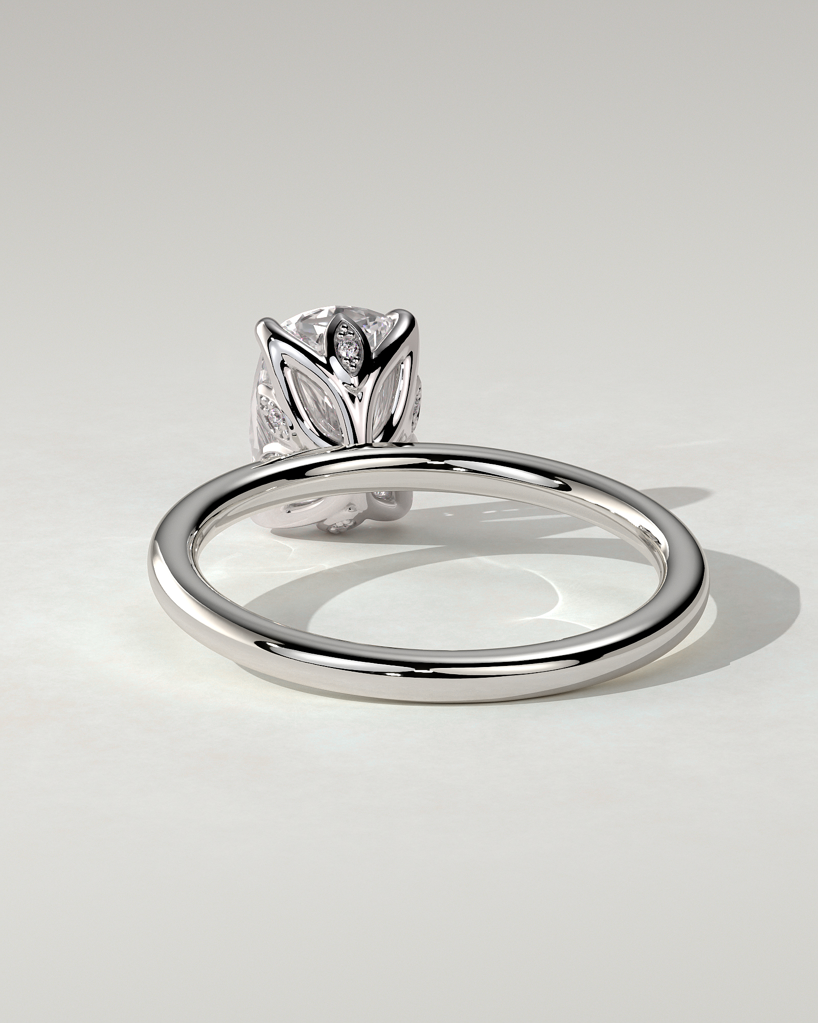 Tilly Solitaire Cushion Ring