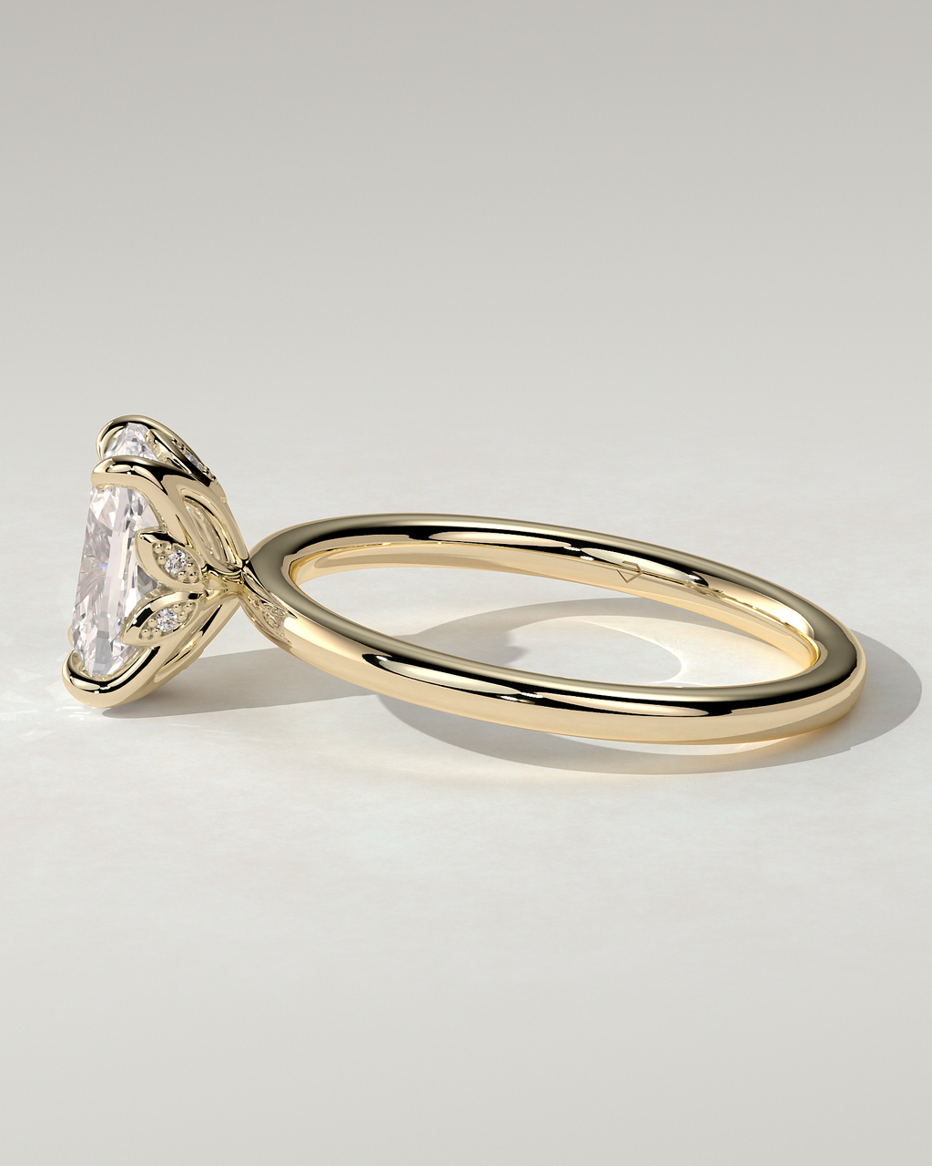 Tilly Solitaire Cushion Ring