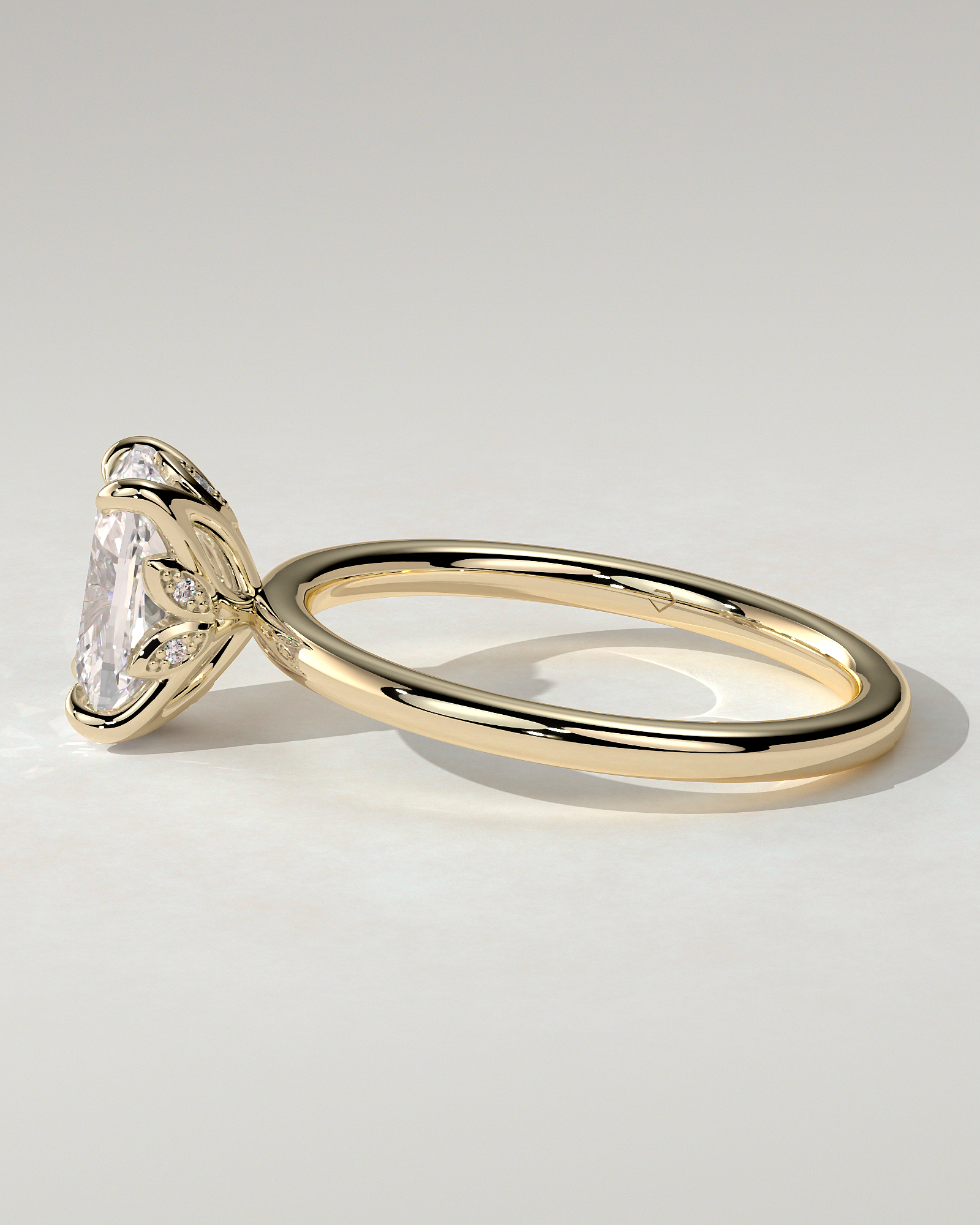 Tilly Solitaire Cushion Ring