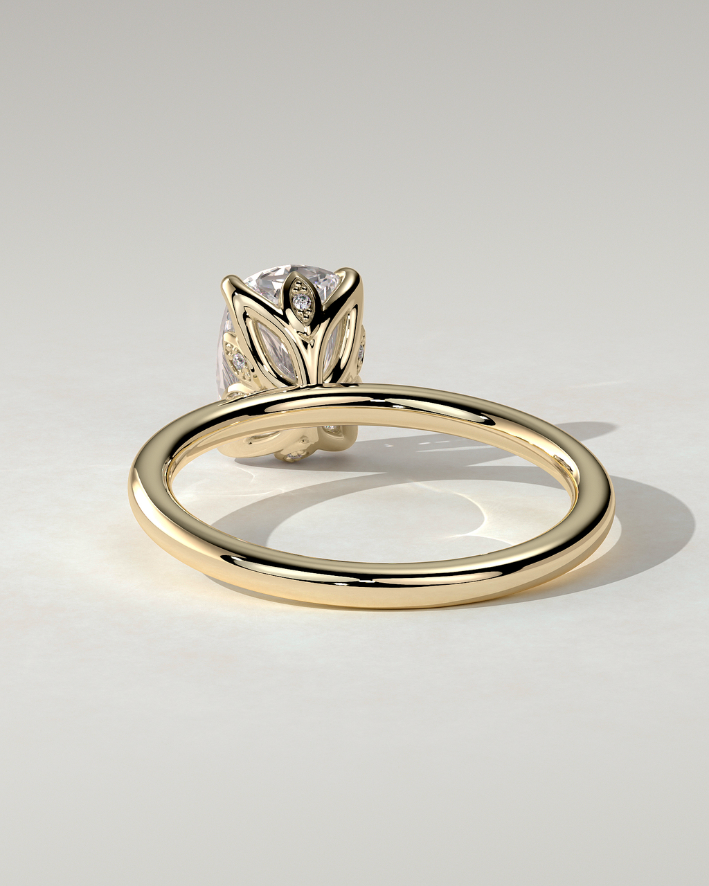 Tilly Solitaire Cushion Ring