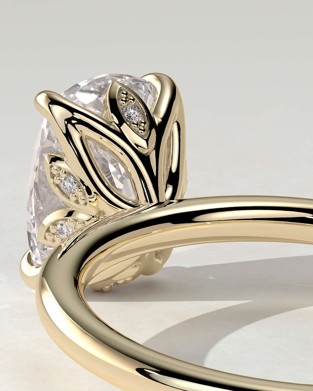 Tilly Solitaire Cushion Ring