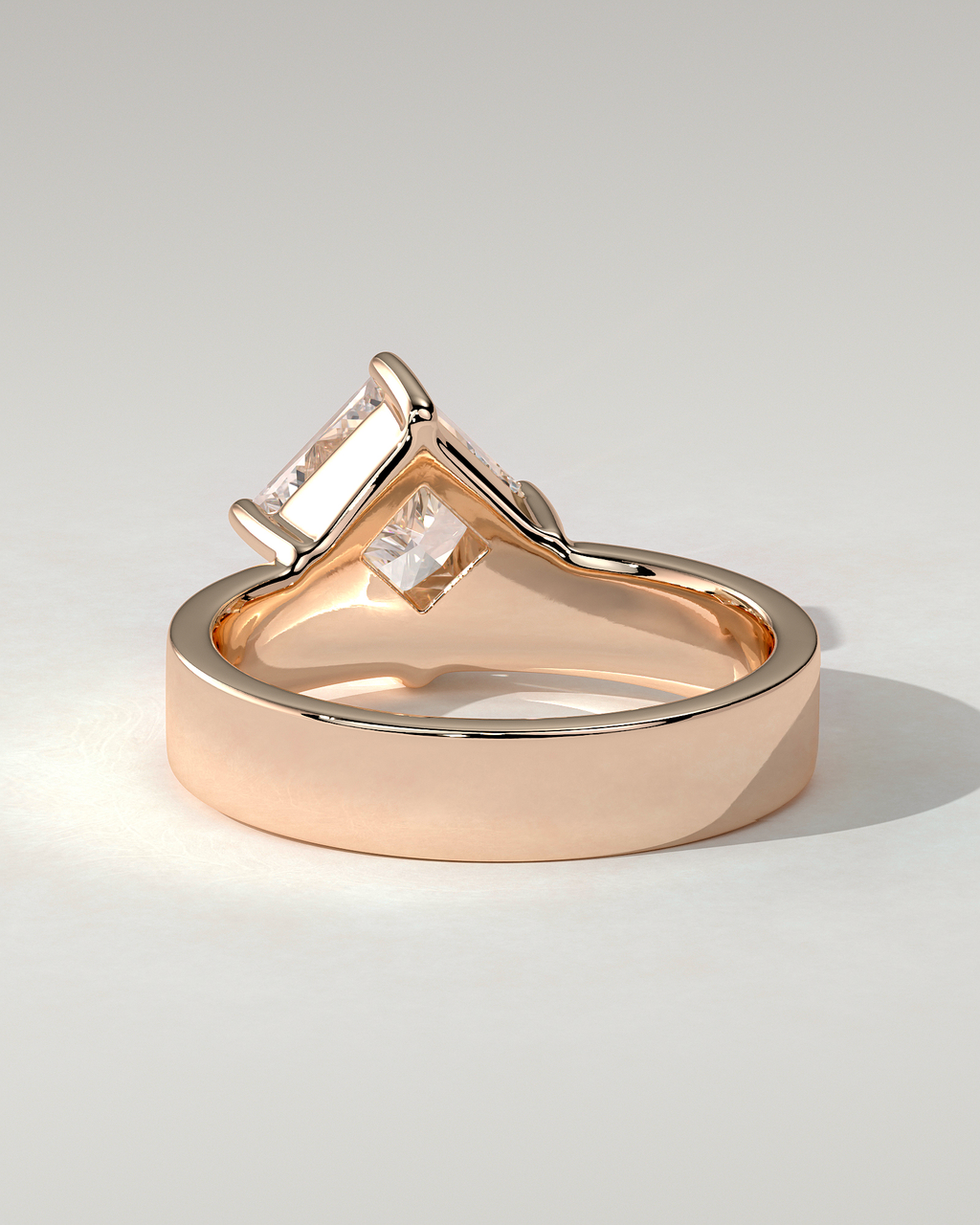 Vicki Solitaire Asscher Ring