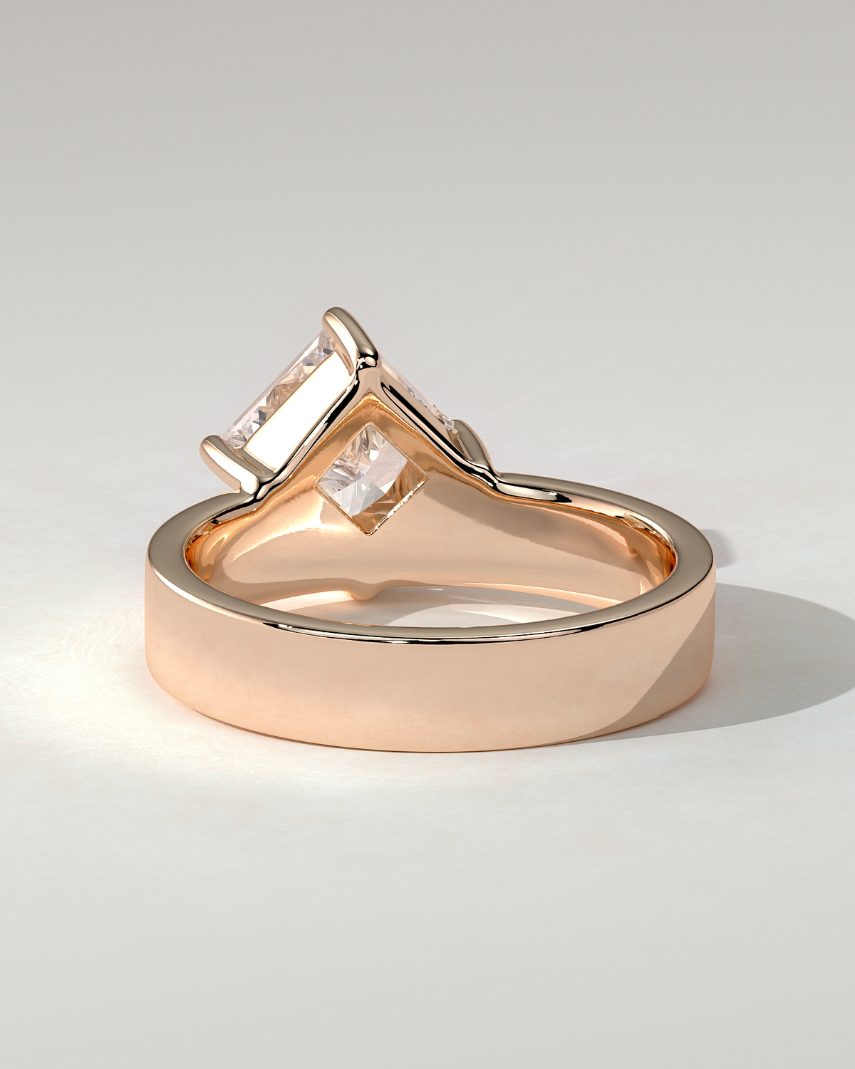Vicki Solitaire Asscher Ring
