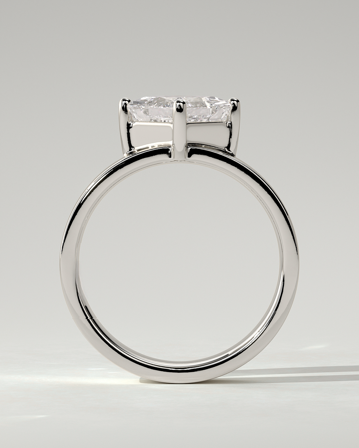 Vicki Solitaire Asscher Ring