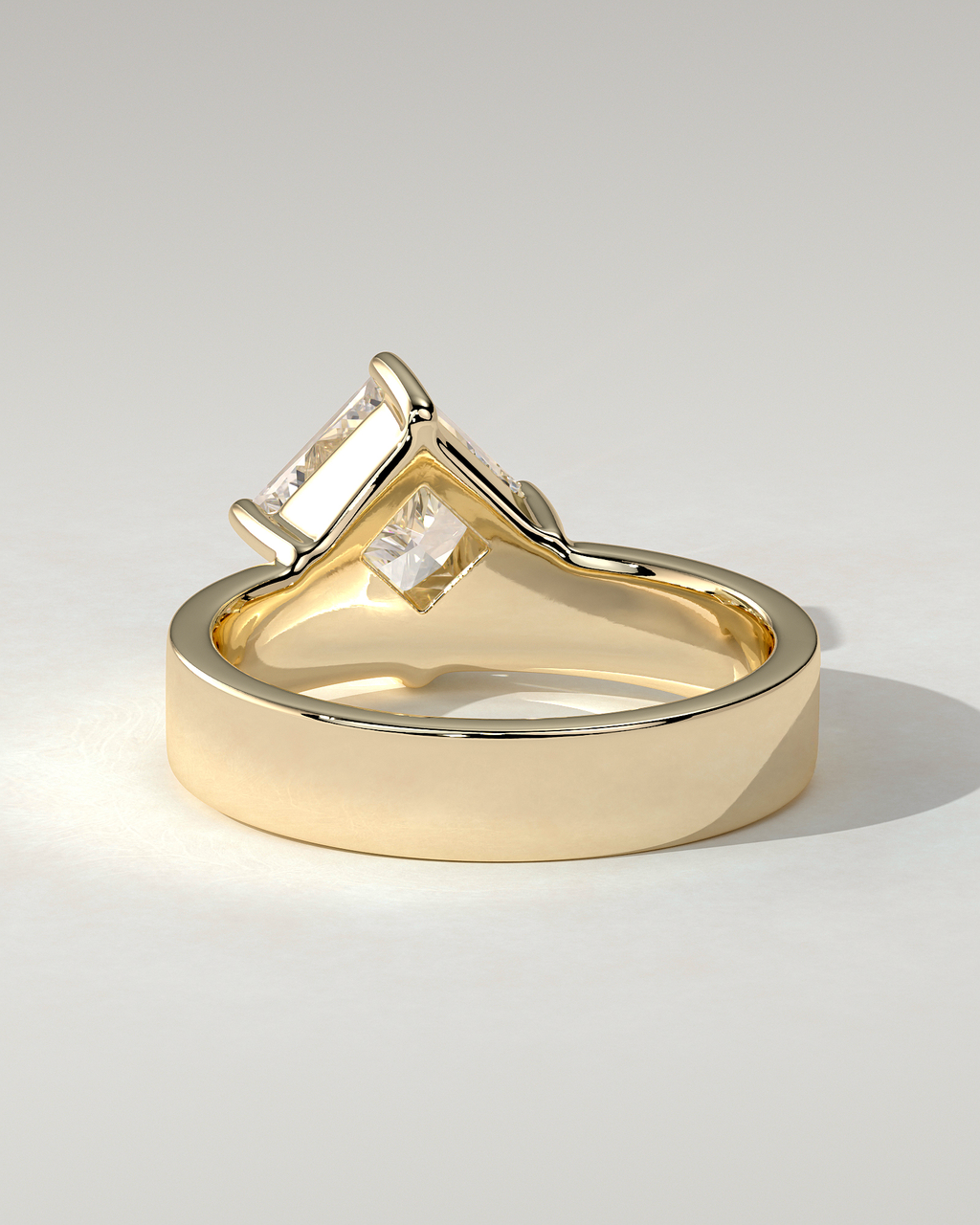 Vicki Solitaire Asscher Ring