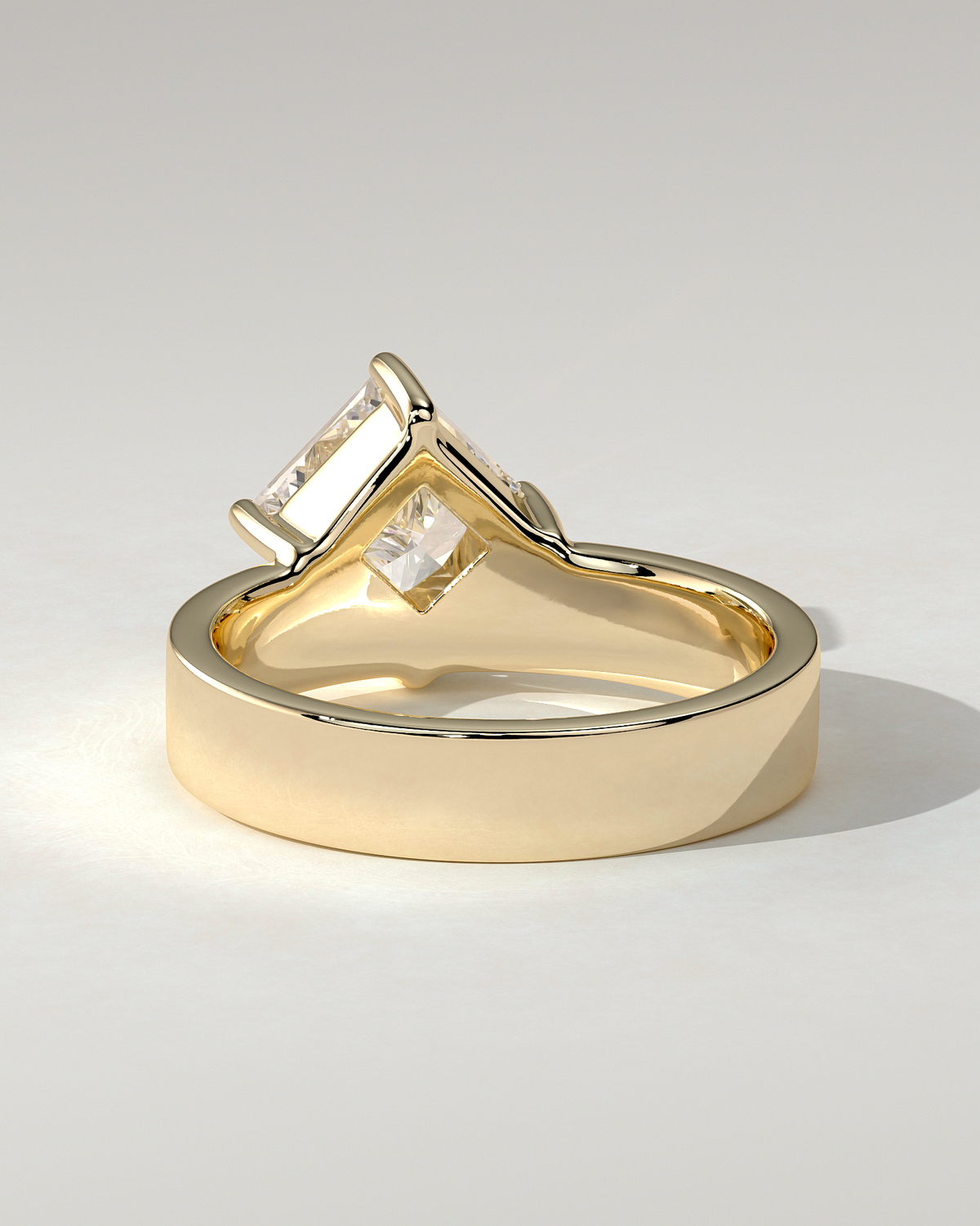 Vicki Solitaire Asscher Ring