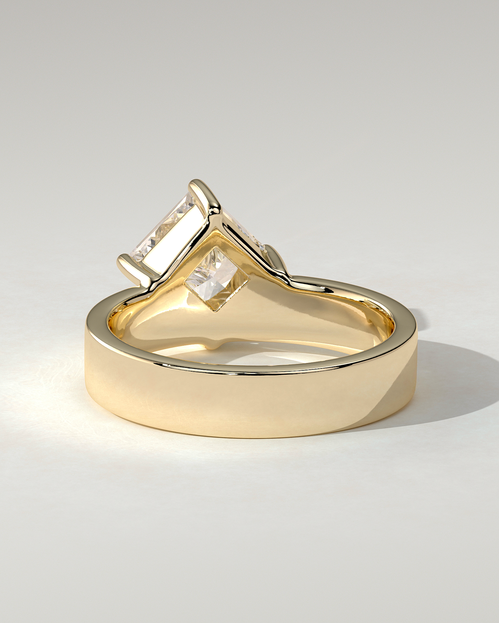 Vicki Solitaire Asscher Ring