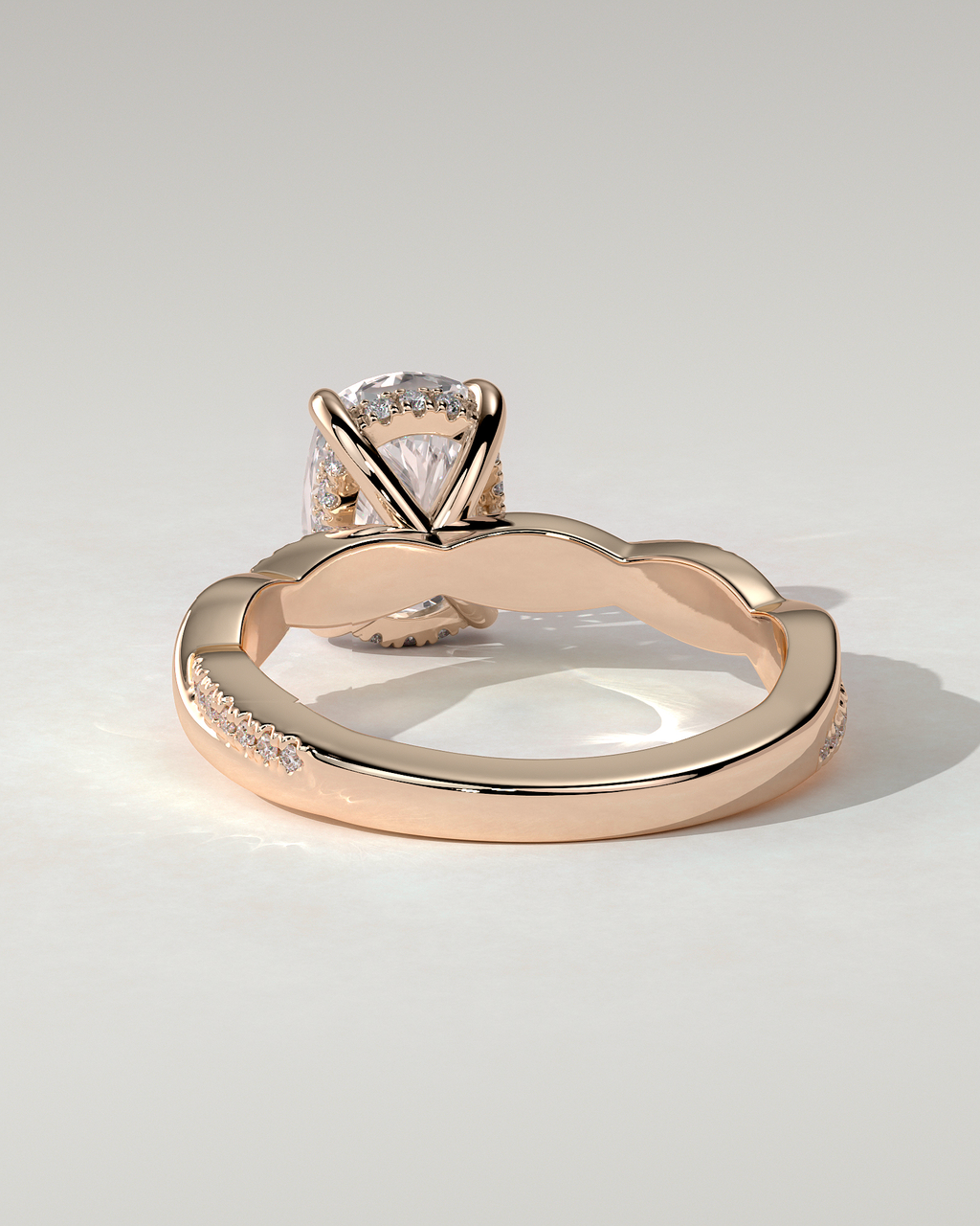 Violetta Solitaire Cushion Ring