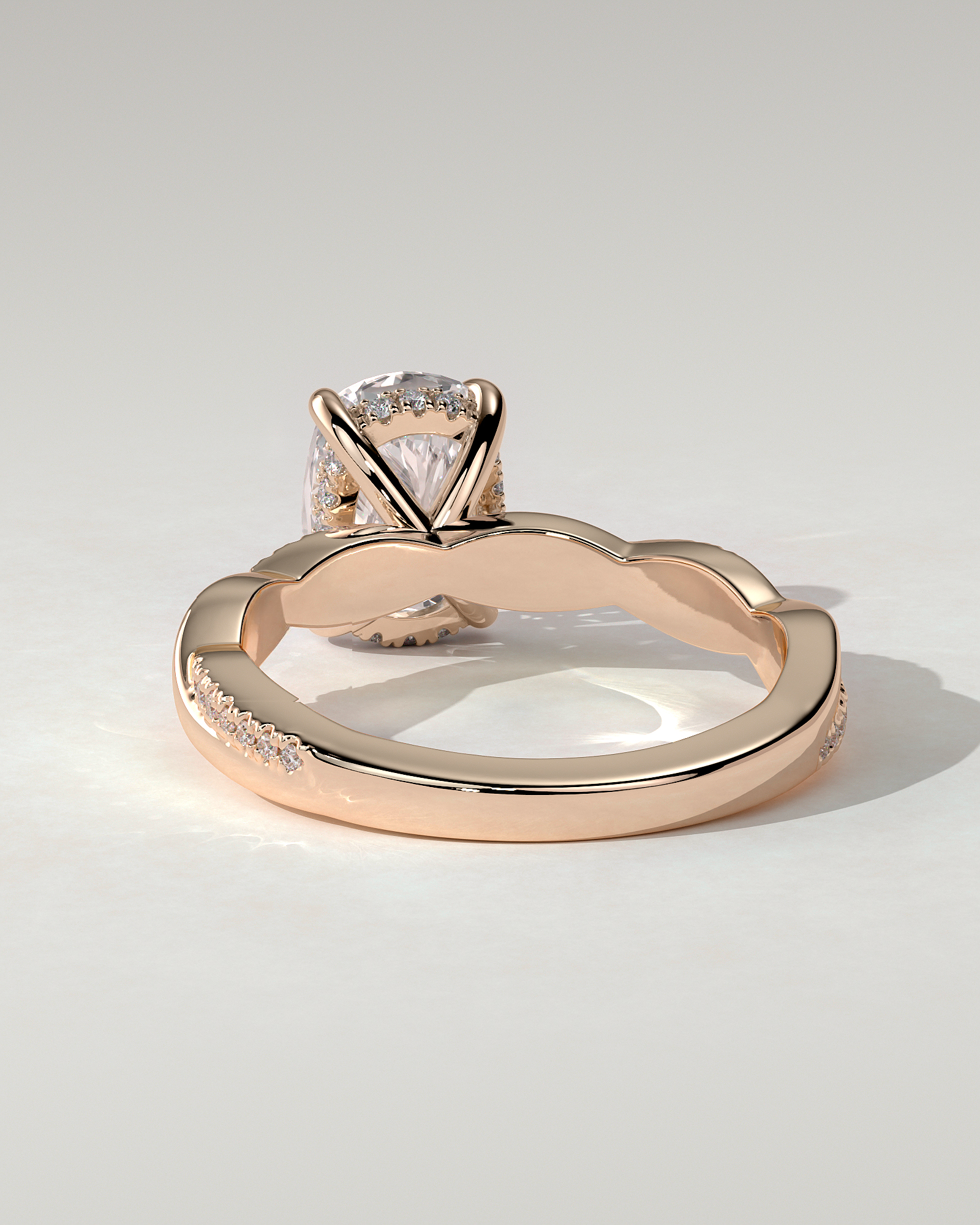 Violetta Solitaire Cushion Ring
