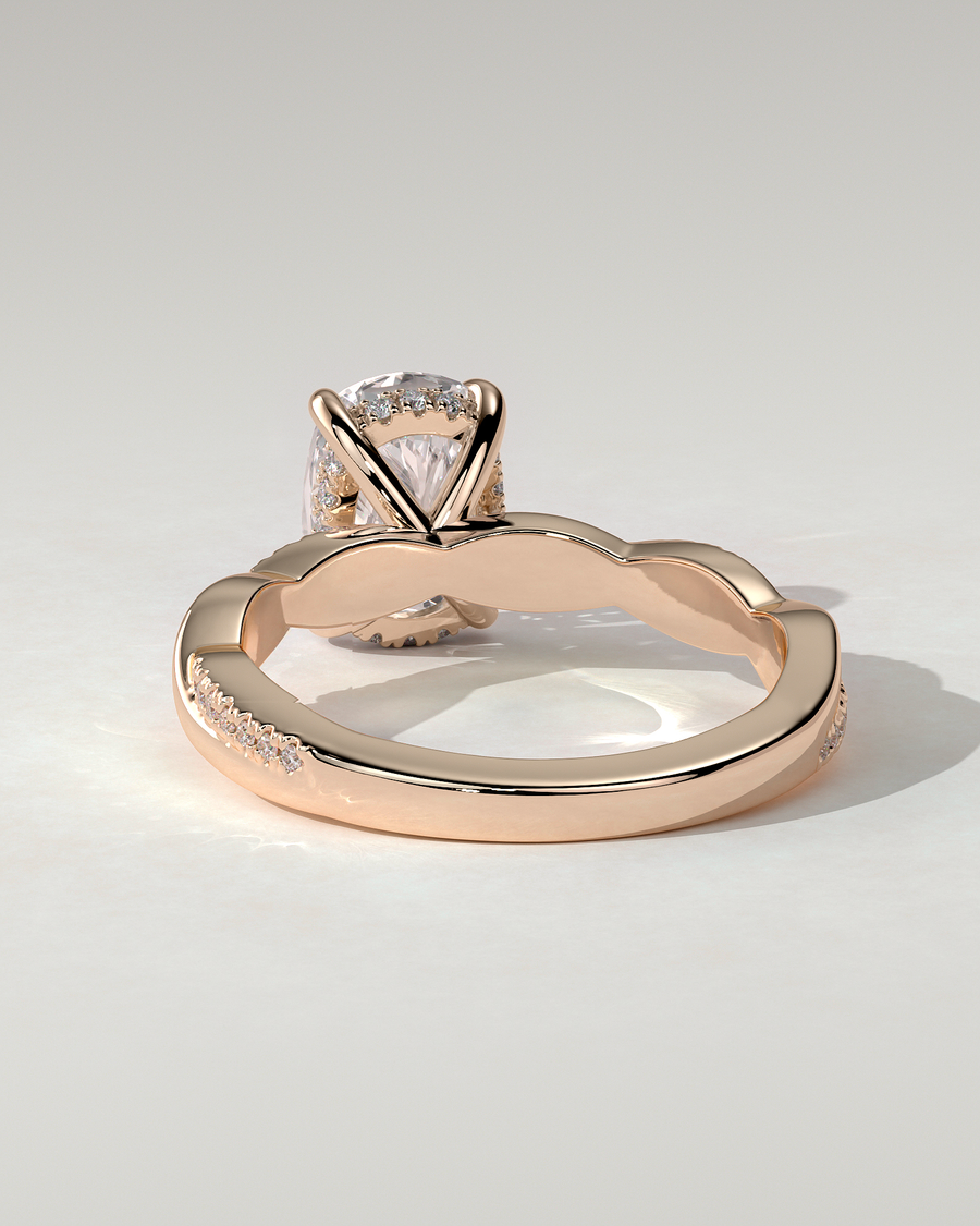 Violetta Solitaire Cushion Ring