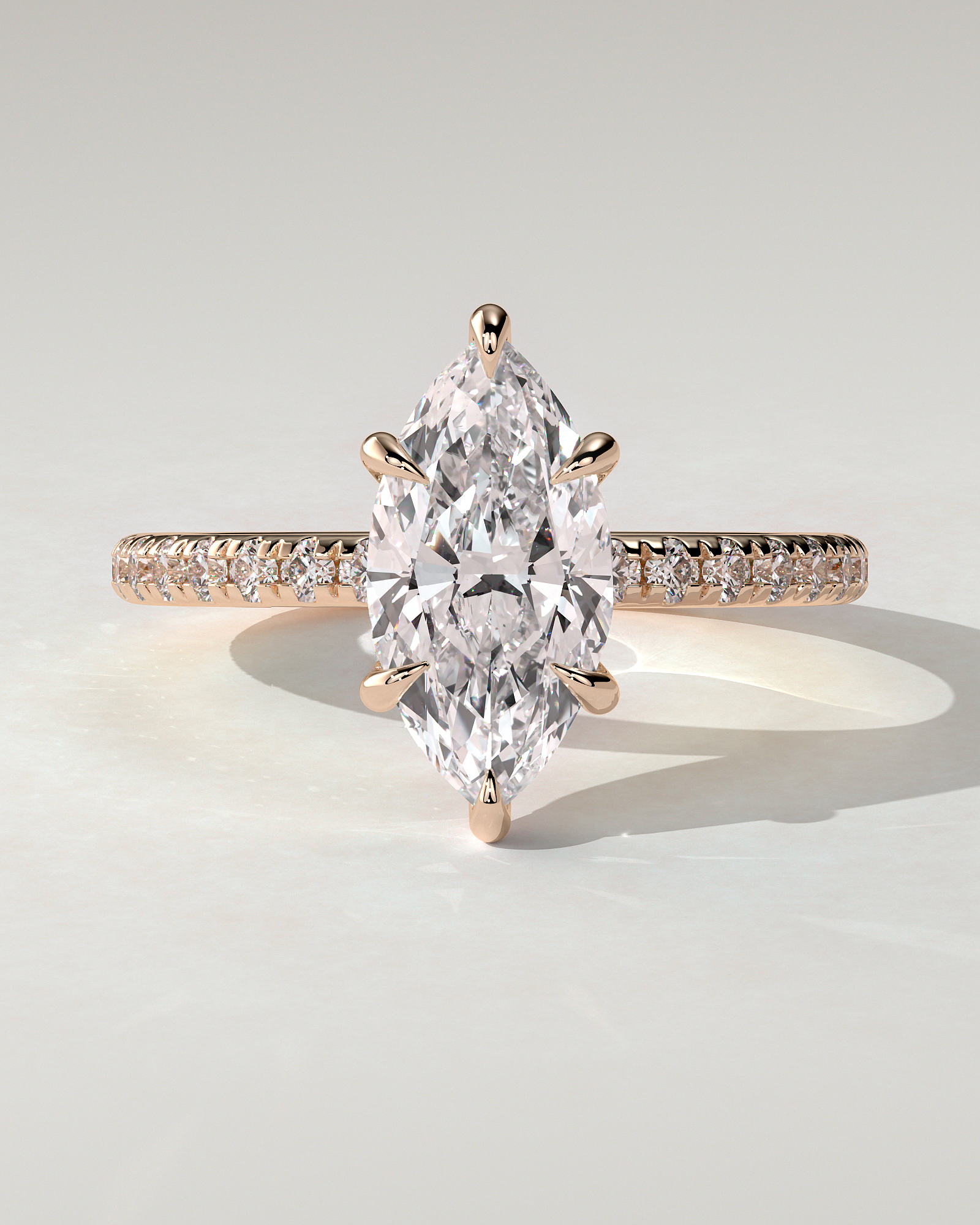 Waverly Solitaire Marquise Ring