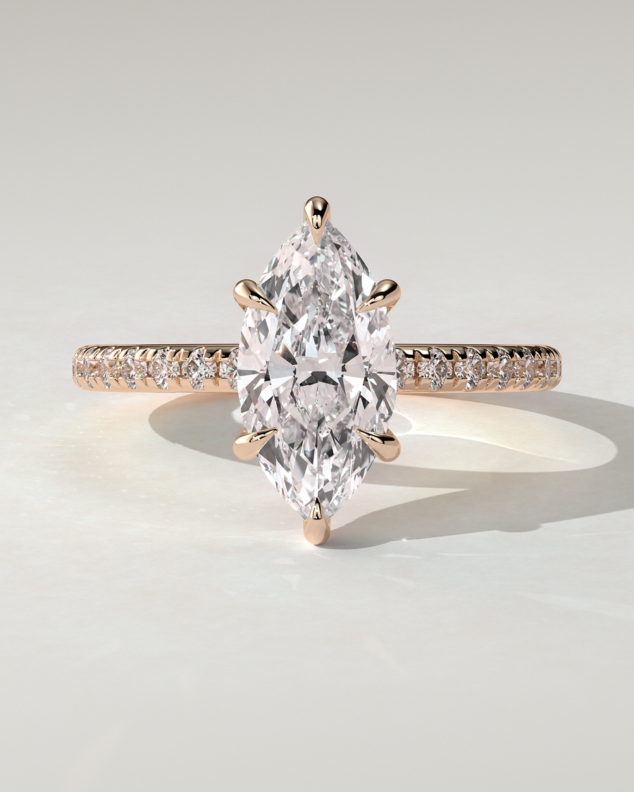 Waverly Solitaire Marquise Ring