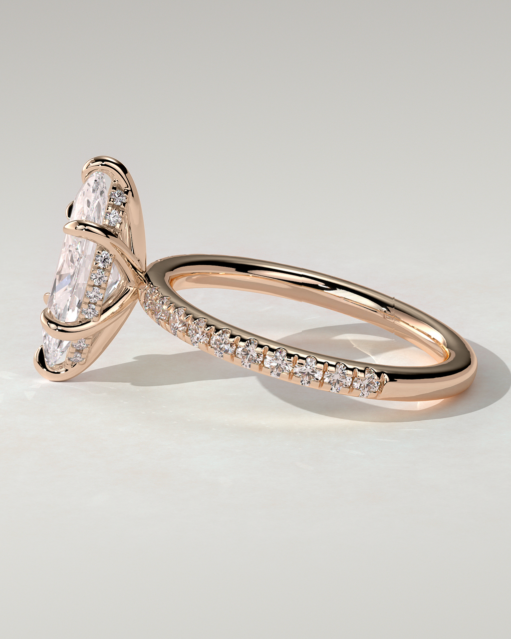 Waverly Solitaire Marquise Ring
