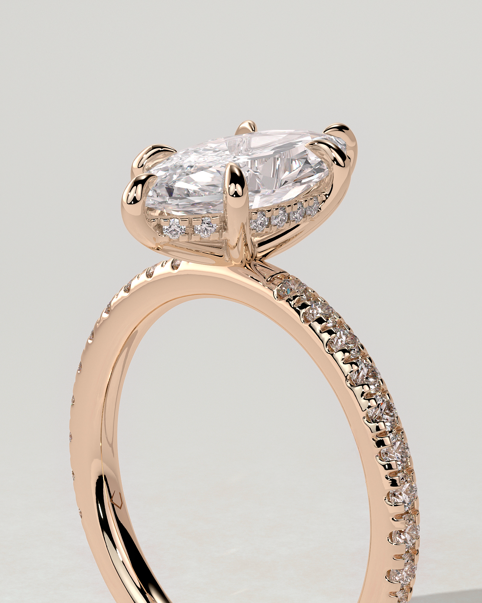 Waverly Solitaire Marquise Ring