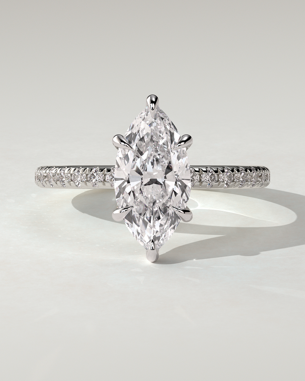 Waverly Solitaire Marquise Ring