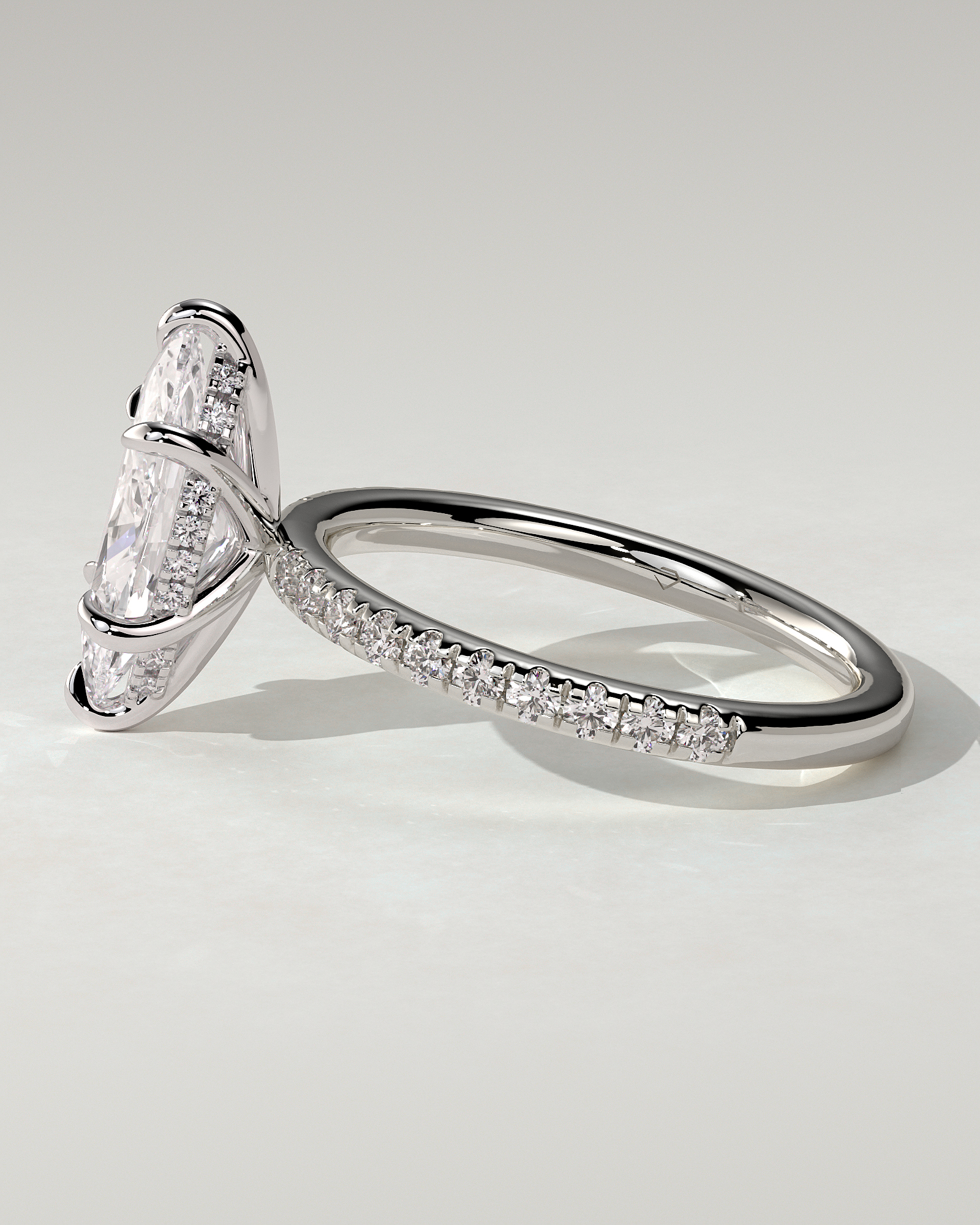 Waverly Solitaire Marquise Ring