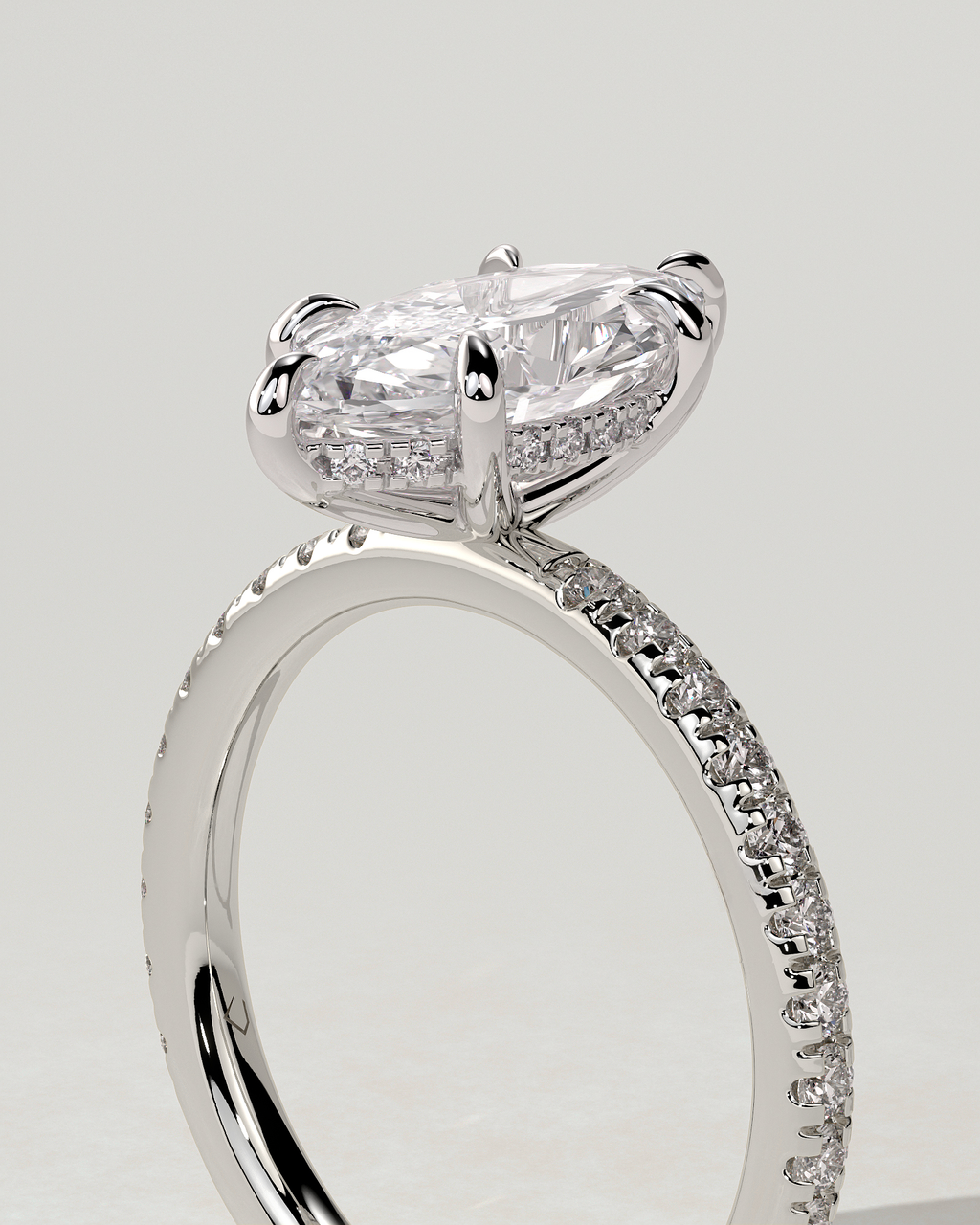 Waverly Solitaire Marquise Ring