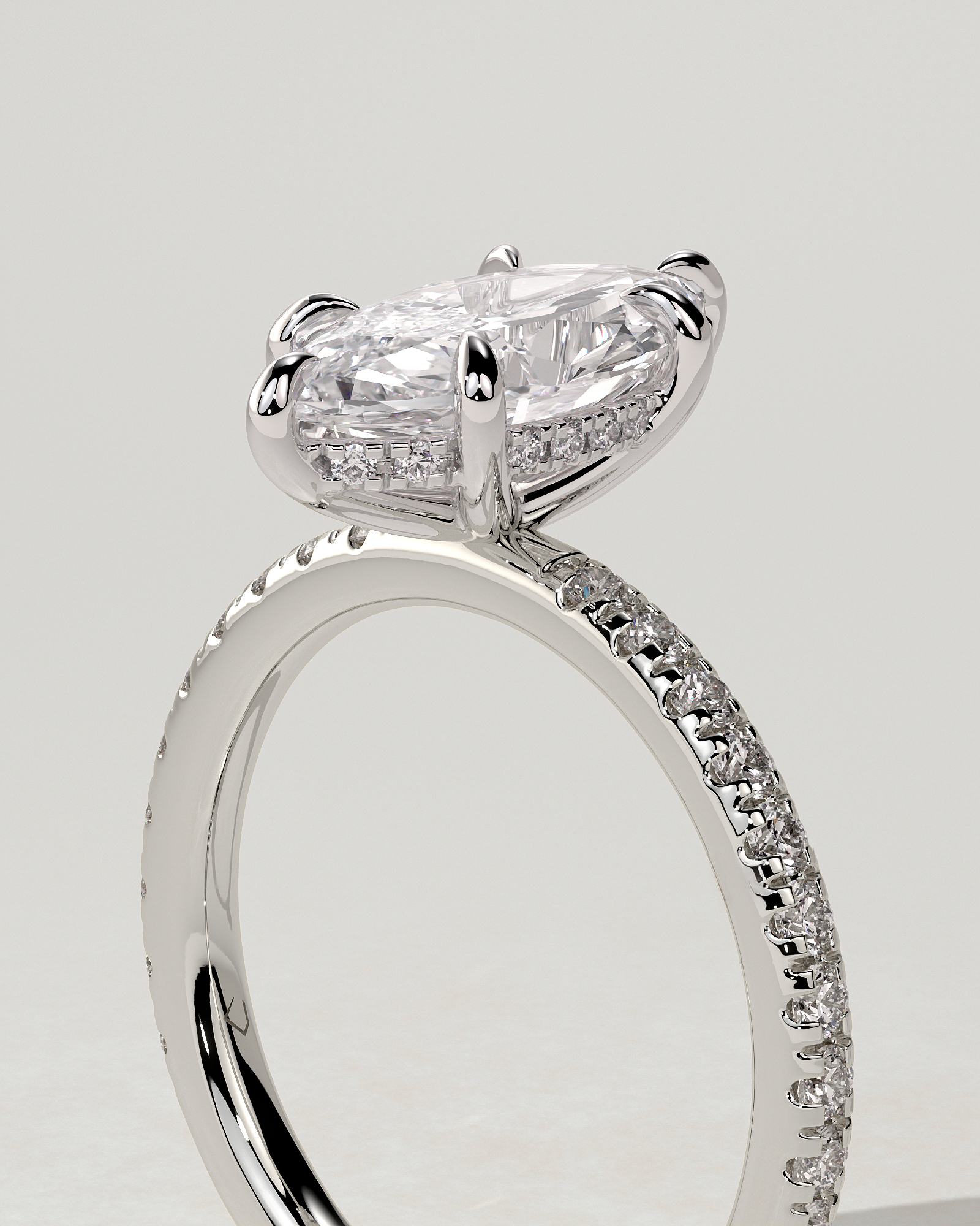 Waverly Solitaire Marquise Ring