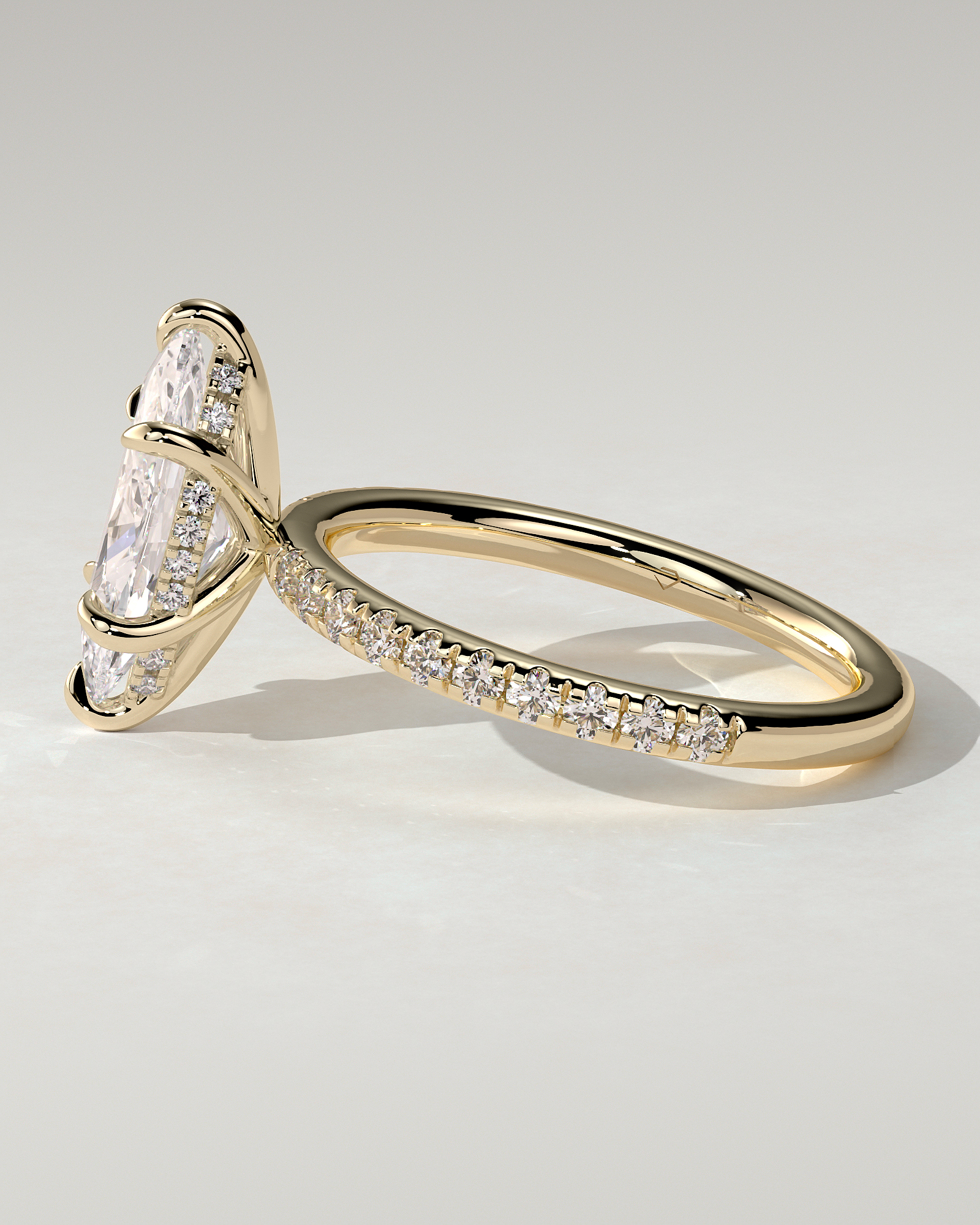 Waverly Solitaire Marquise Ring