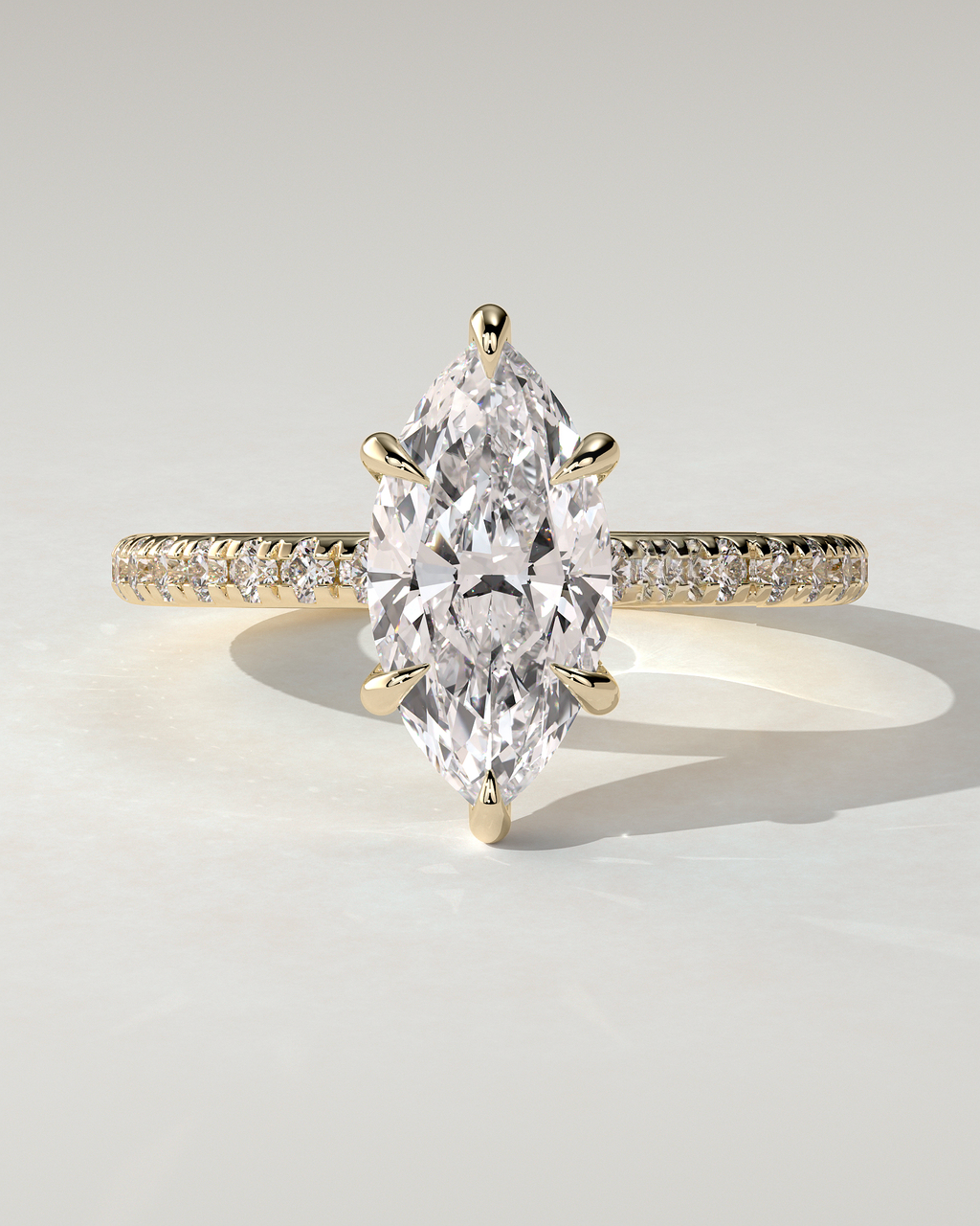 Waverly Solitaire Marquise Ring