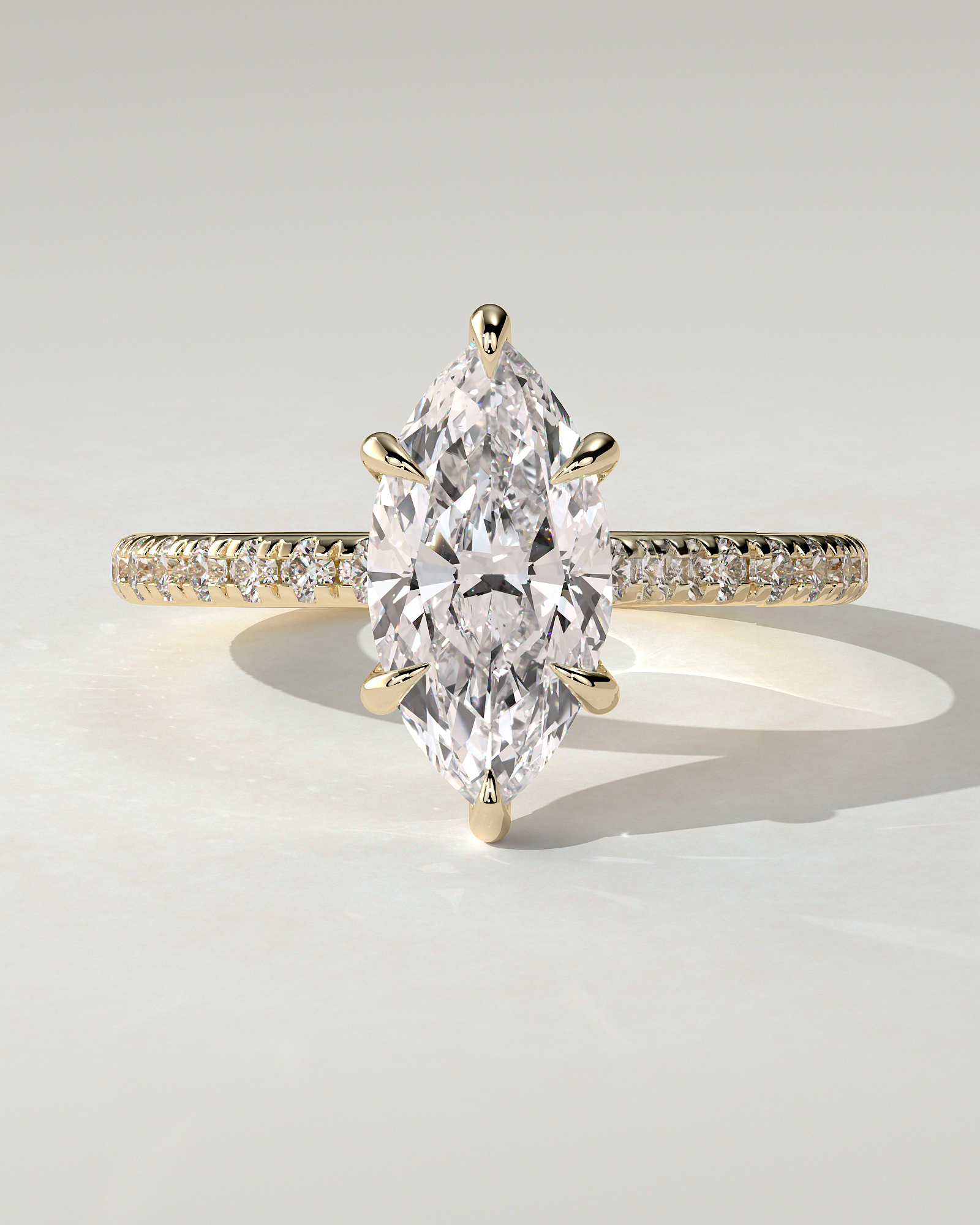 Waverly Solitaire Marquise Ring