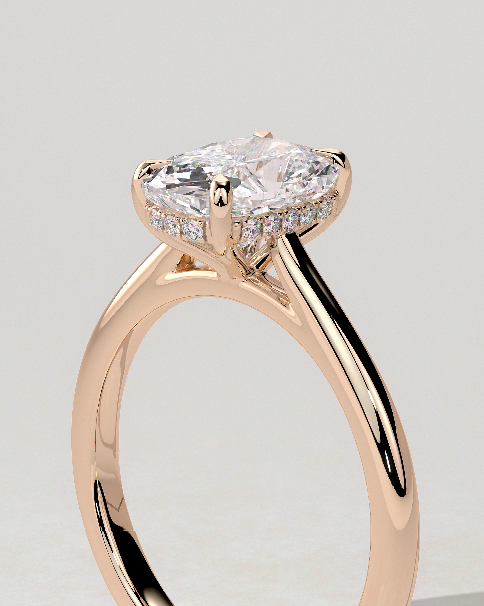 Wendy Solitaire Cushion Ring