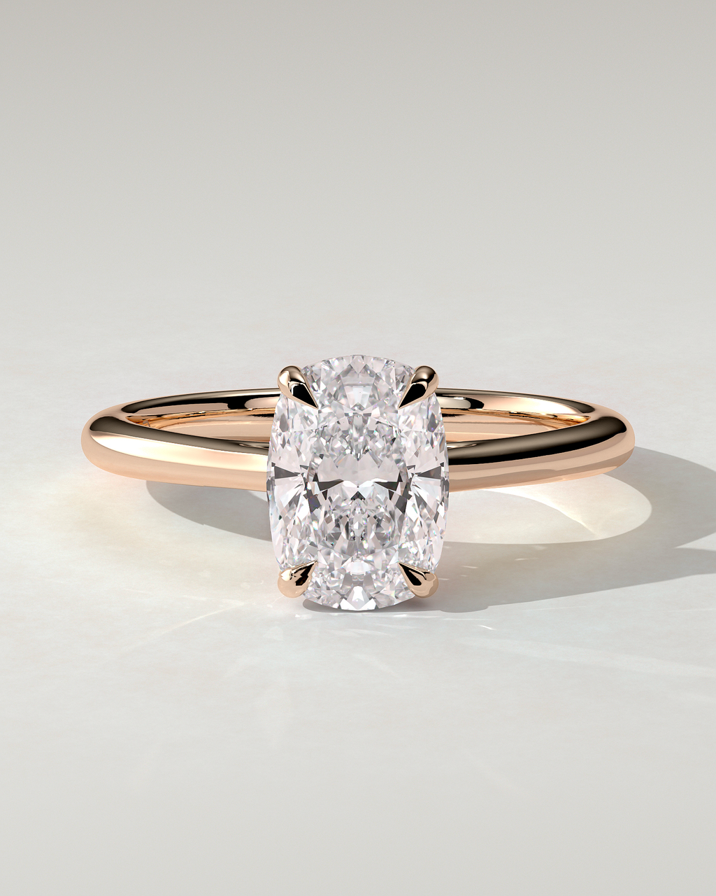 Wendy Solitaire Cushion Ring