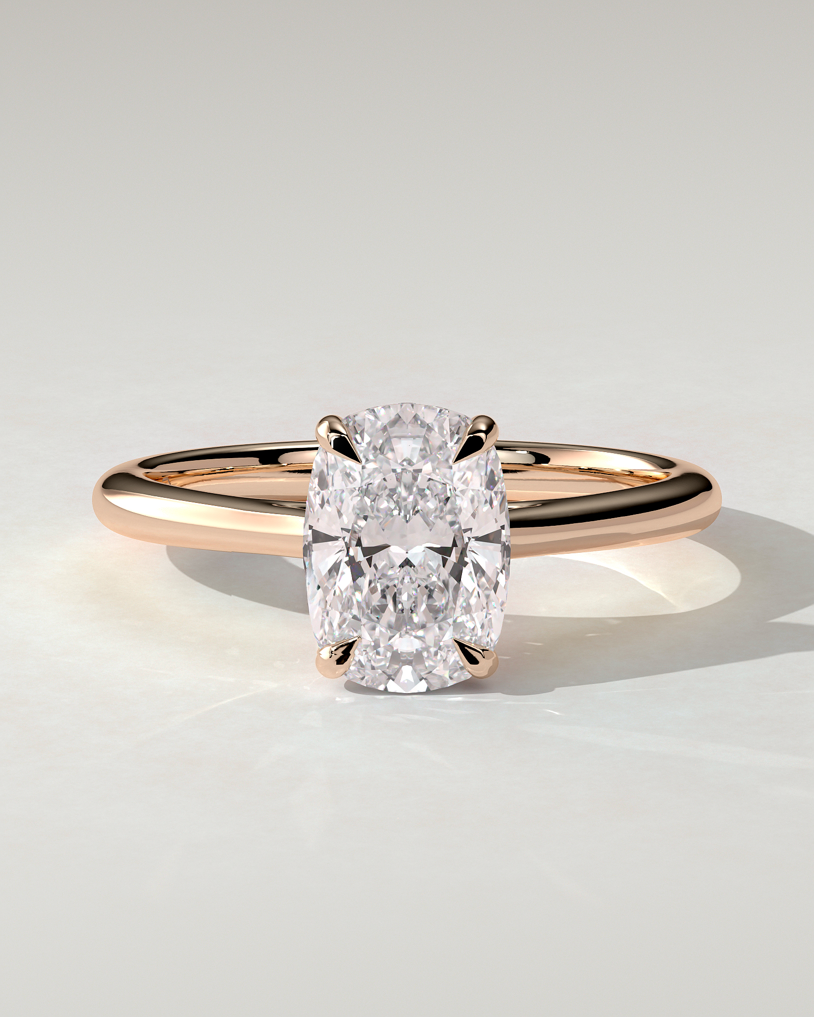 Wendy Solitaire Cushion Ring