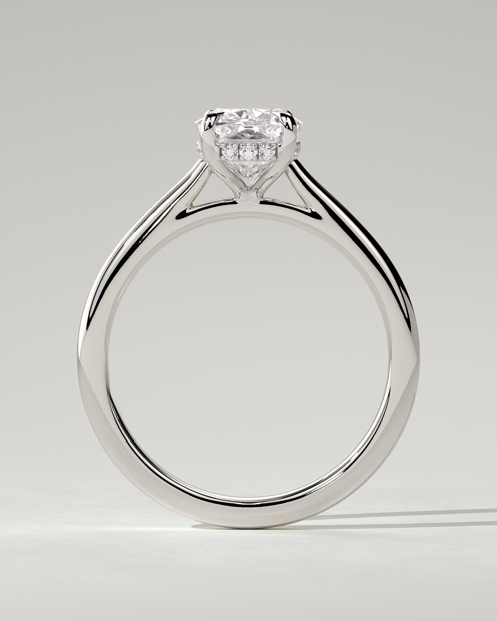 Wendy Solitaire Cushion Ring