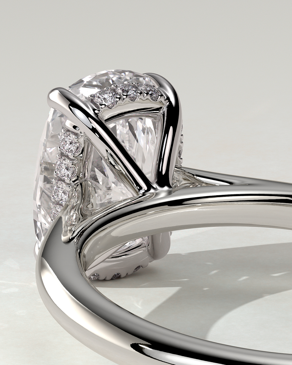 Wendy Solitaire Cushion Ring