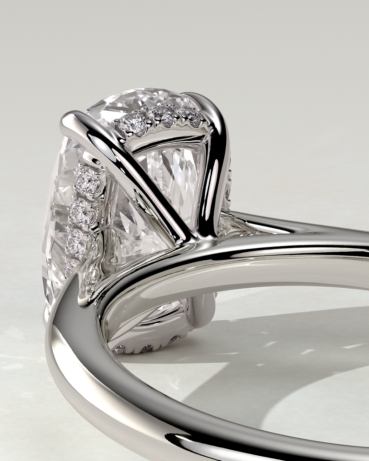 Wendy Solitaire Cushion Ring