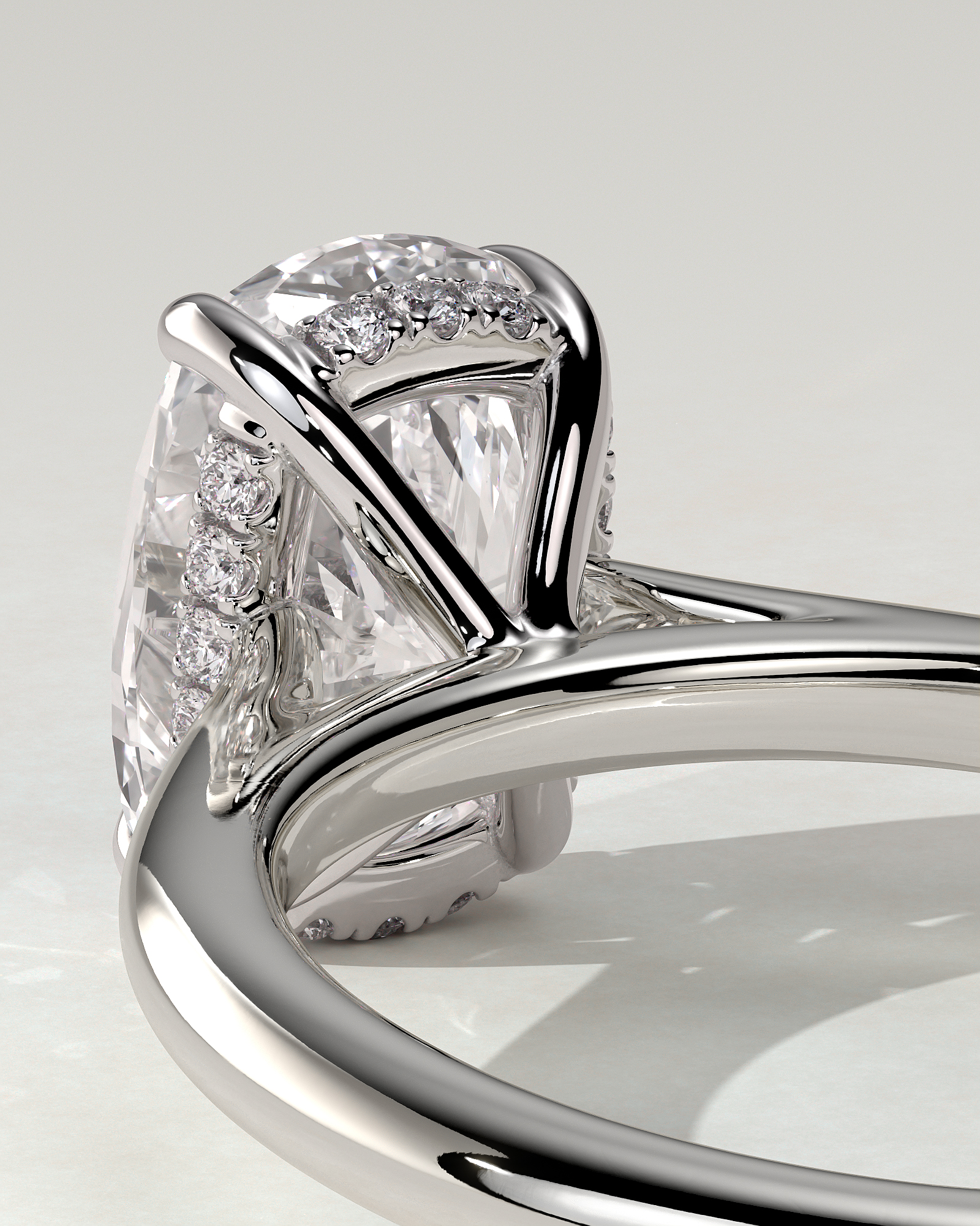 Wendy Solitaire Cushion Ring
