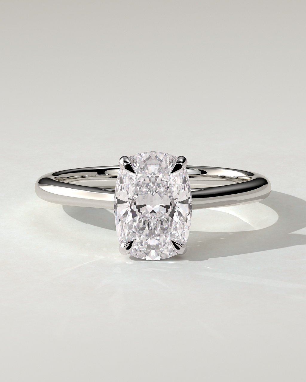 Wendy Solitaire Cushion Ring