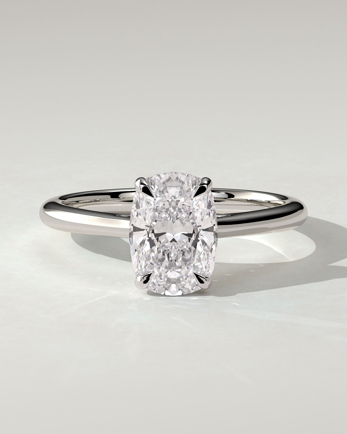 Wendy Solitaire Cushion Ring
