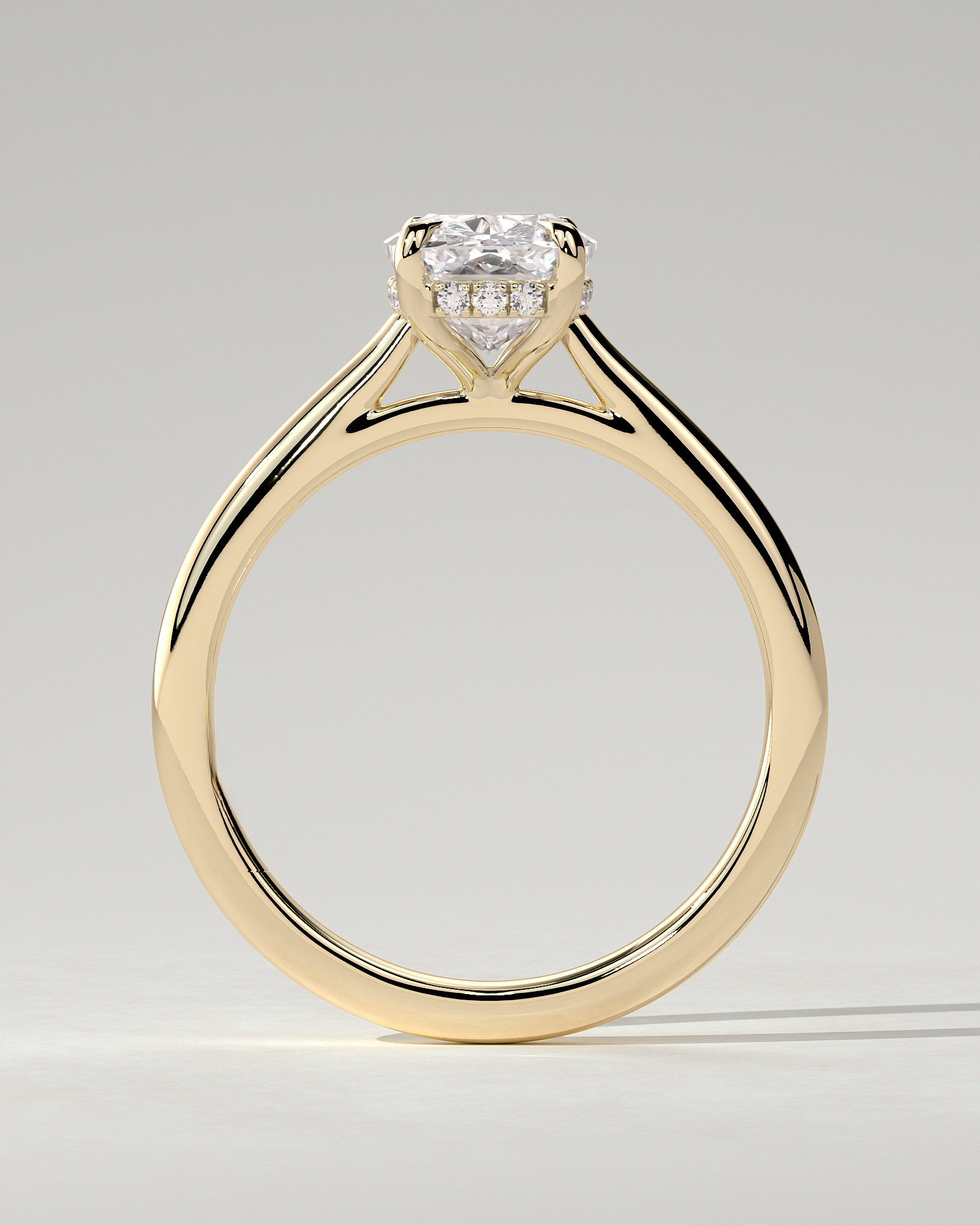 Wendy Solitaire Cushion Ring
