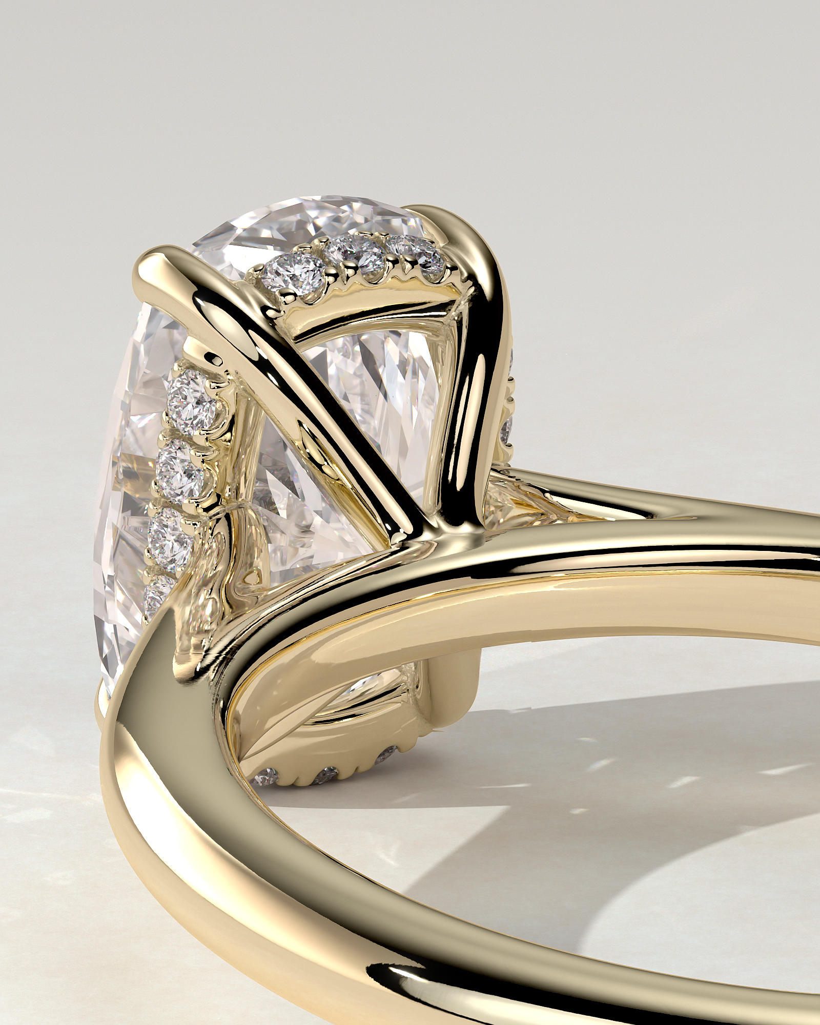 Wendy Solitaire Cushion Ring