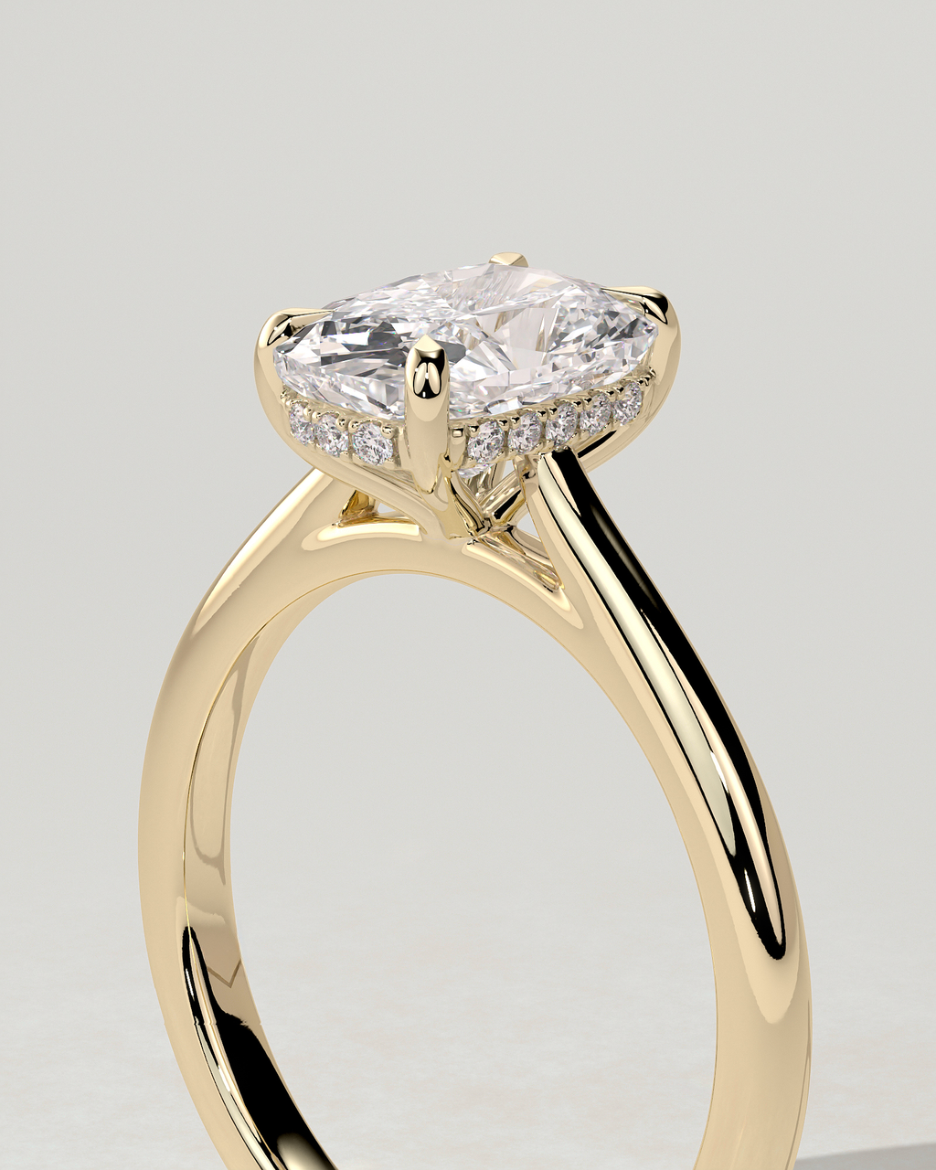 Wendy Solitaire Cushion Ring