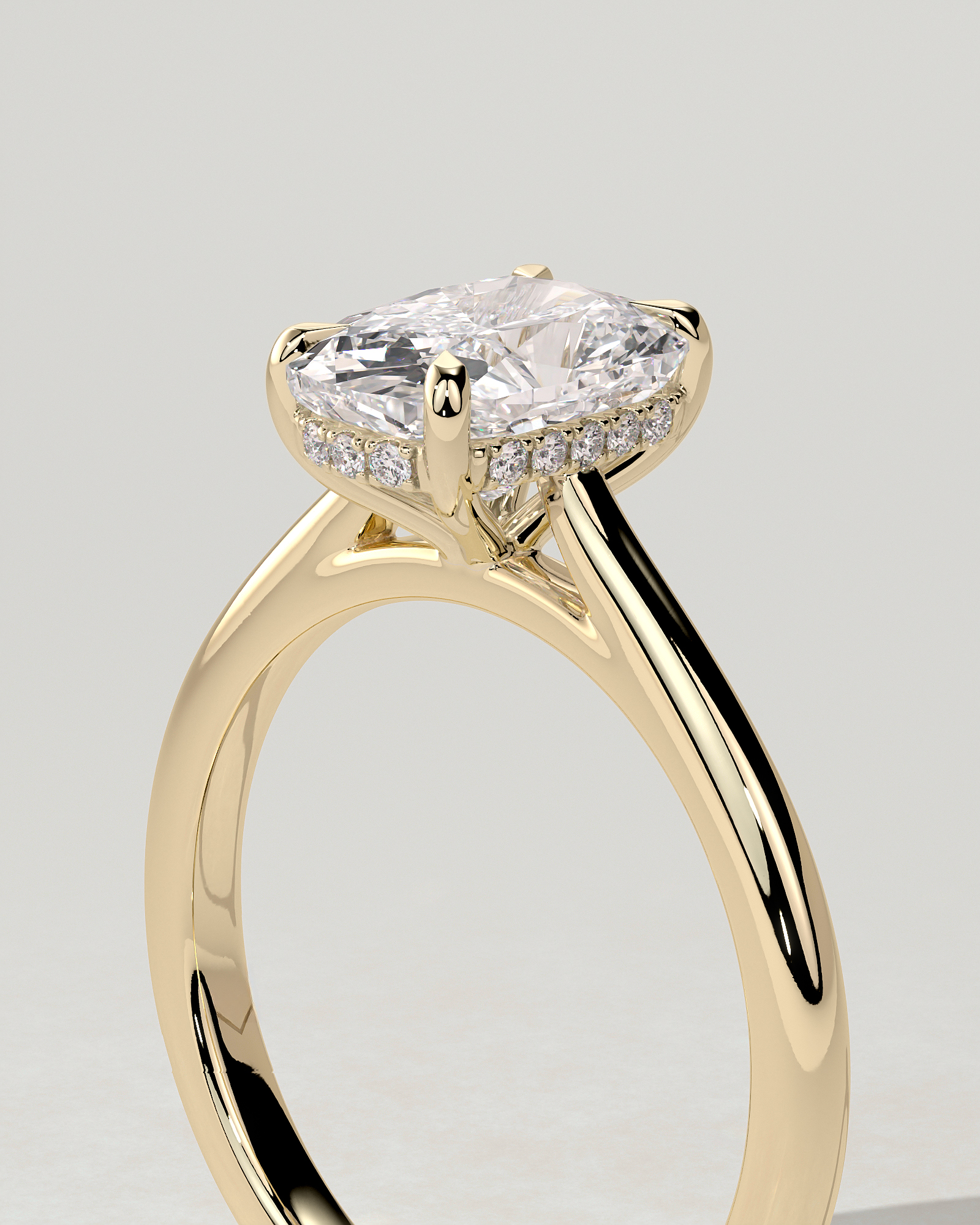 Wendy Solitaire Cushion Ring