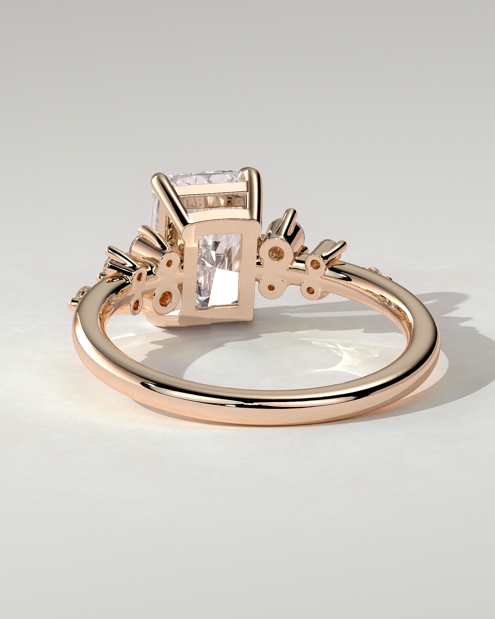 Willow Solitaire Radiant Ring