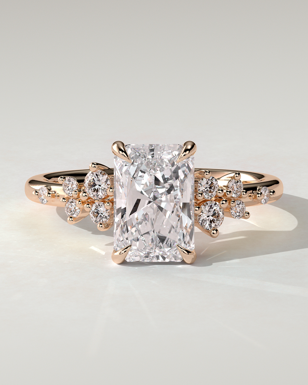Willow Solitaire Radiant Ring