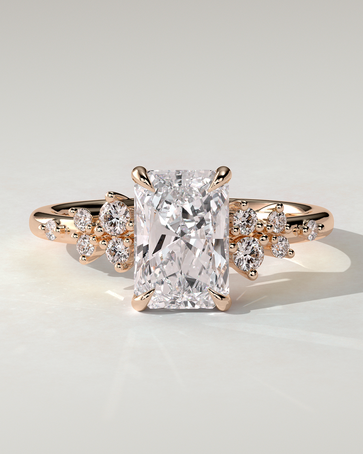 Willow Solitaire Radiant Ring