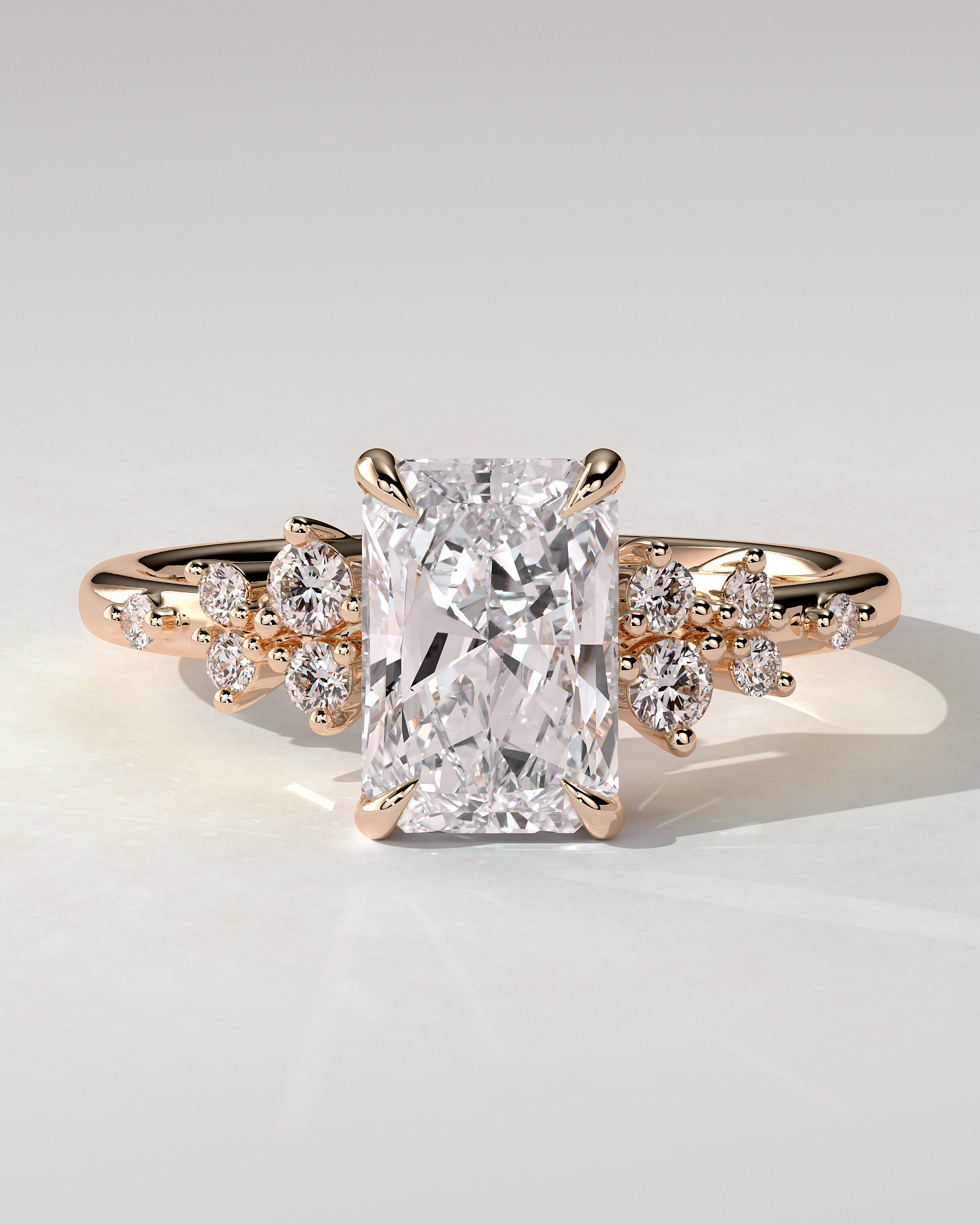 Willow Solitaire Radiant Ring