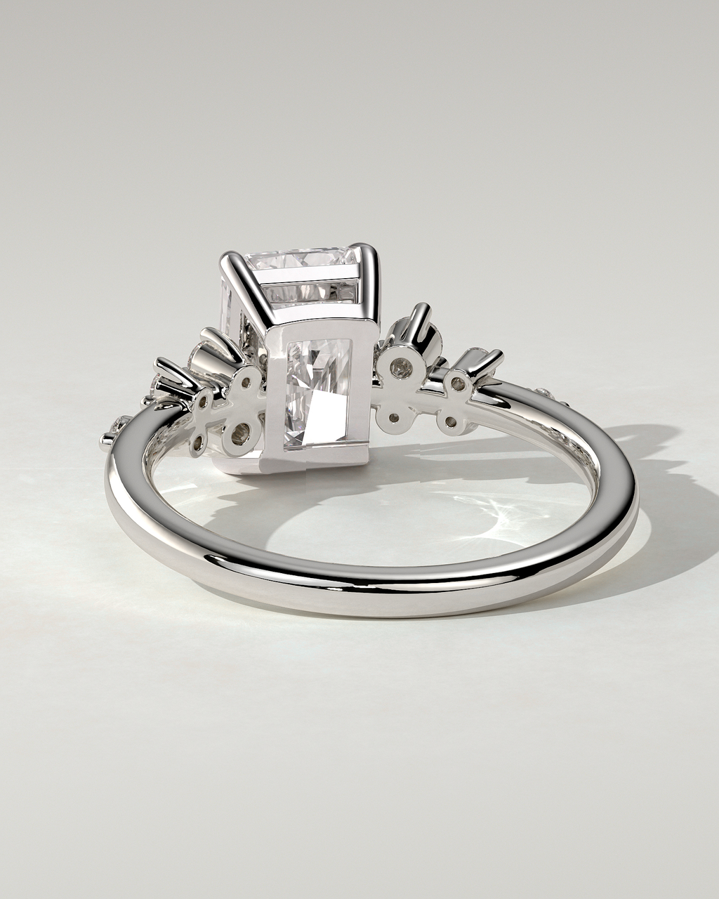 Willow Solitaire Radiant Ring