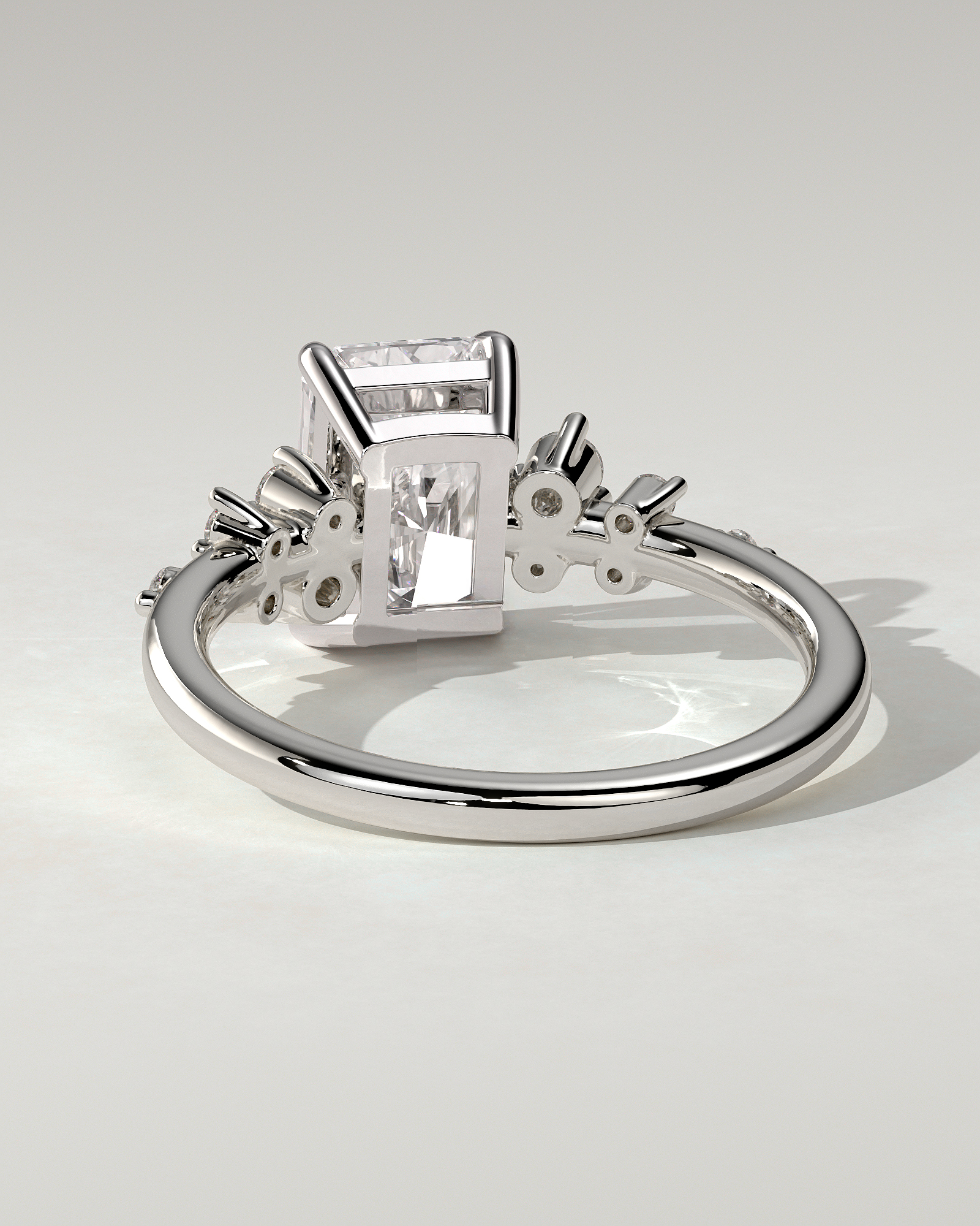 Willow Solitaire Radiant Ring